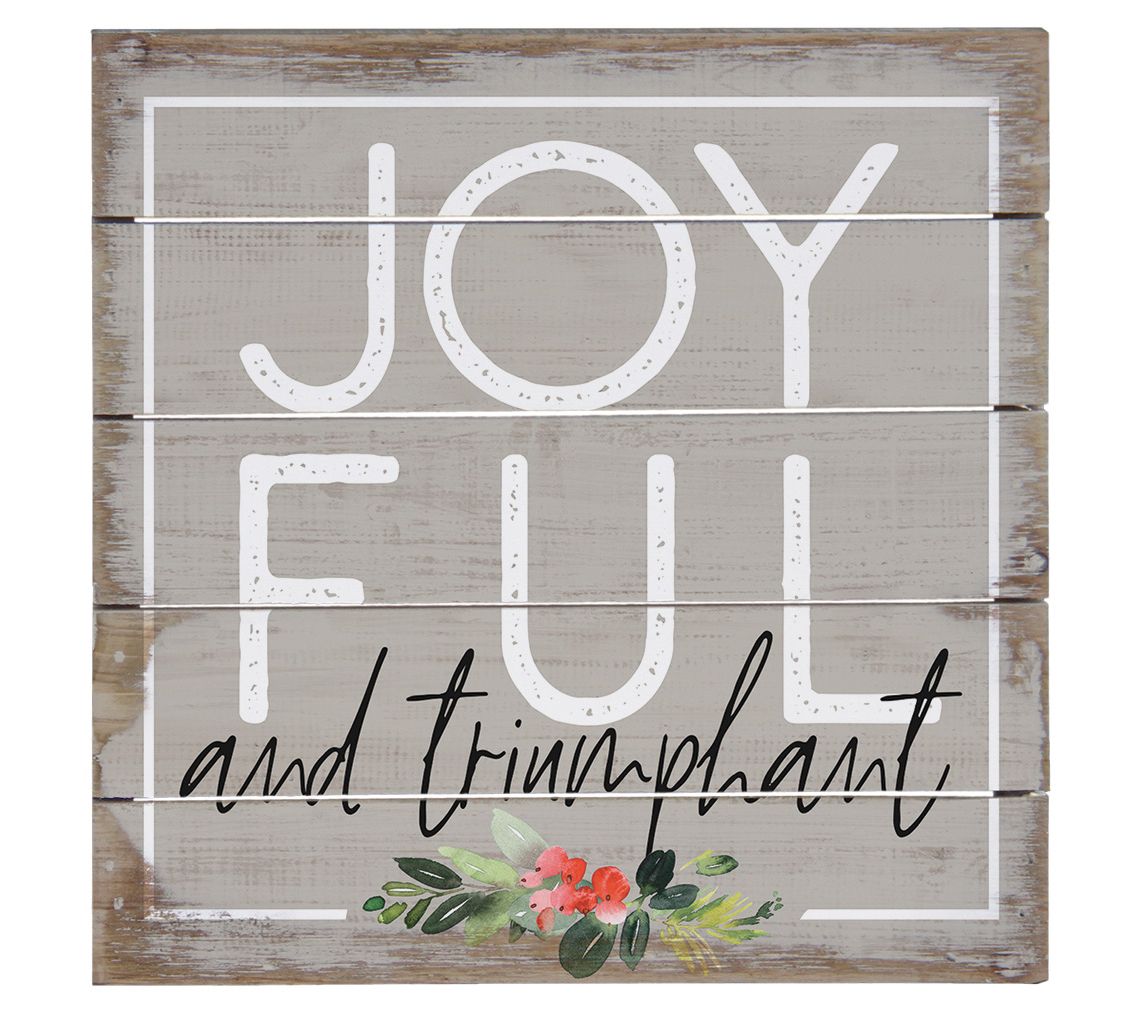 Sincere Surroundings 8" Joyful Triumphant Pallet Petite