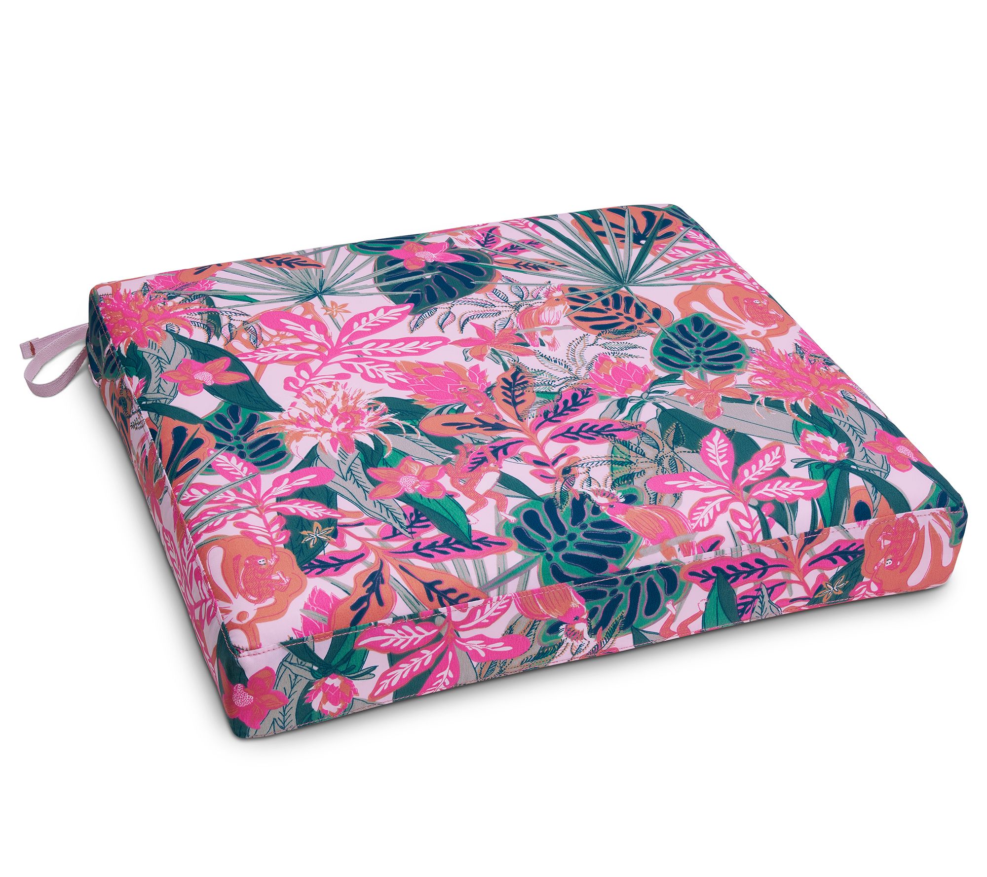 Vera Bradley Water-Resistant Patio Seat Cushion, 19"x 19"x 3"