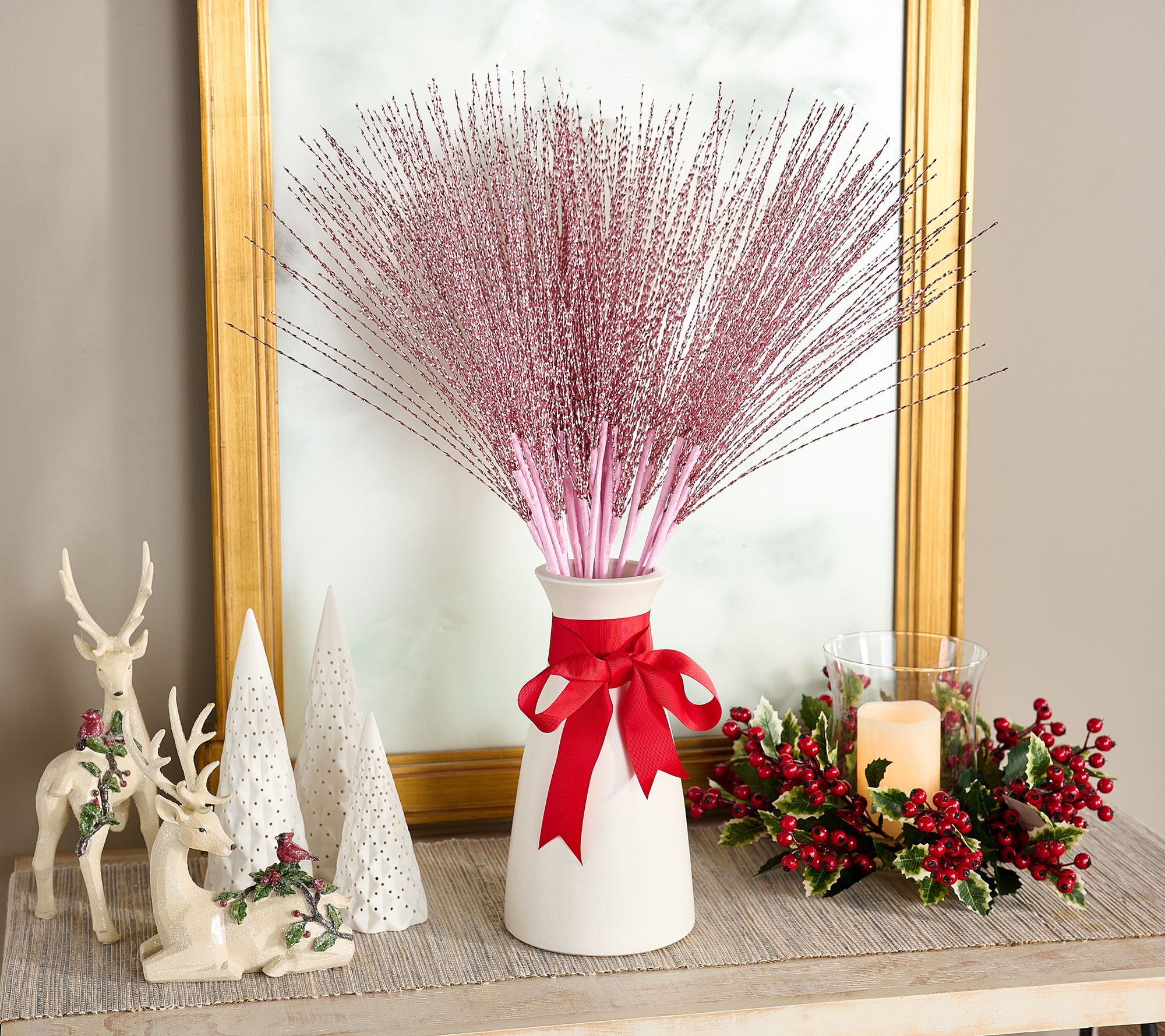 Set of 12 Cascading Tinsel Twist Picks by Valerie