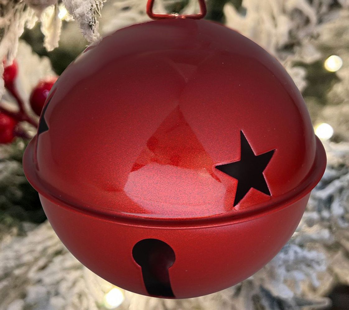 Haute Decor 6-Pack 85mm Jingle Bells