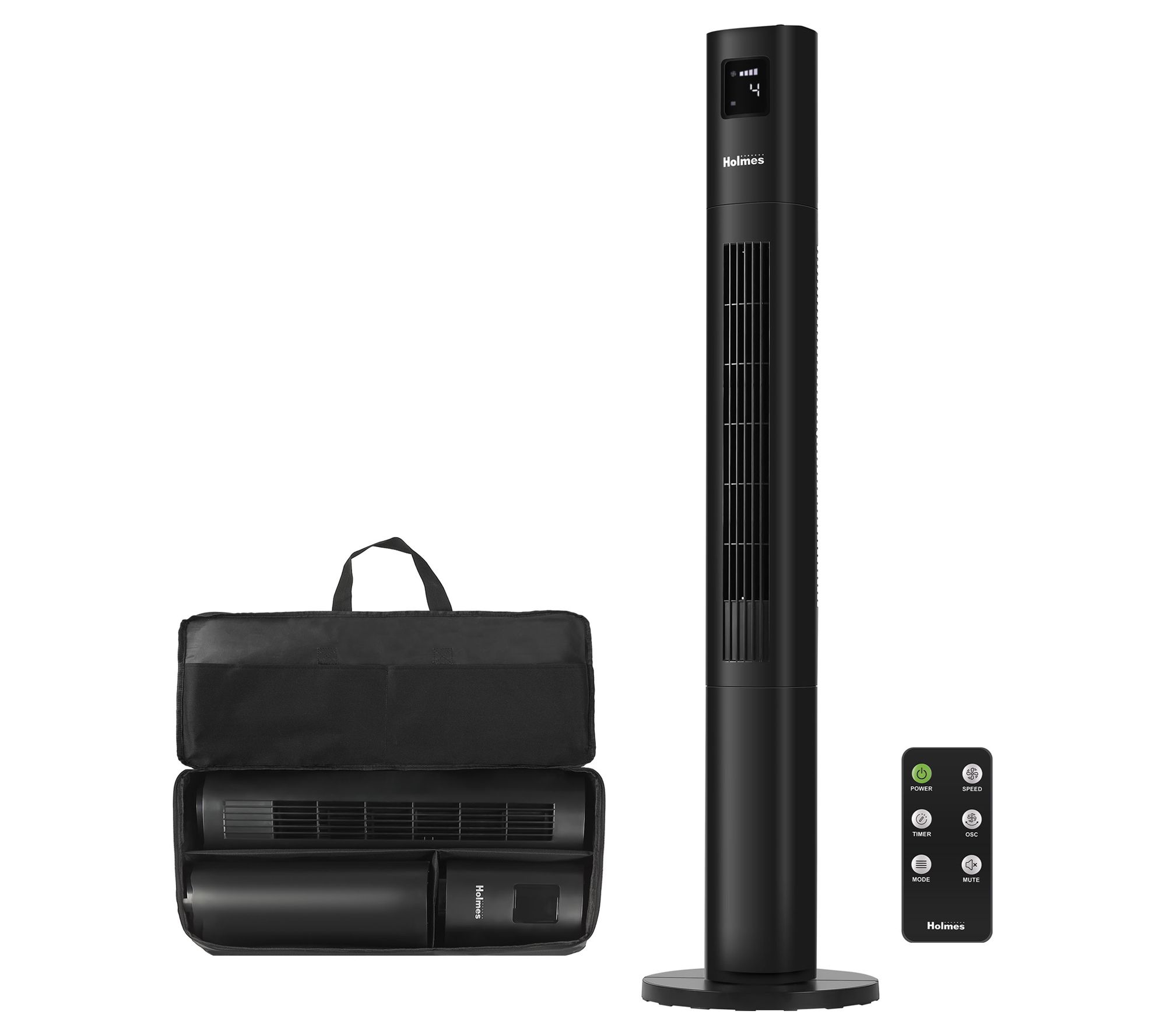 Holmes 45" Stack-N-Connect 4-Speed Digital Tower Fan w/ Remote