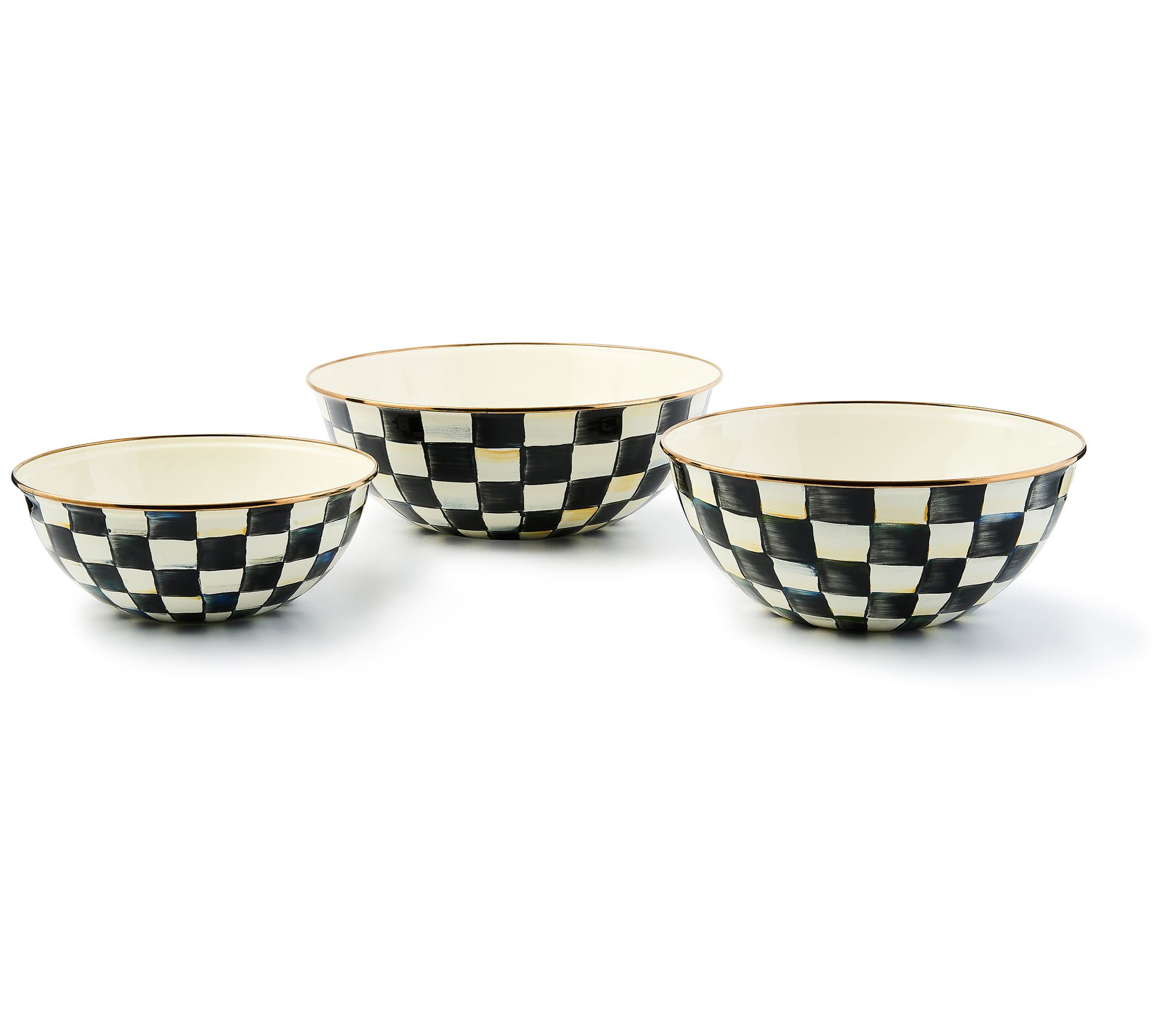 Mackenzie Childs Set of 3 Mixing Bowls