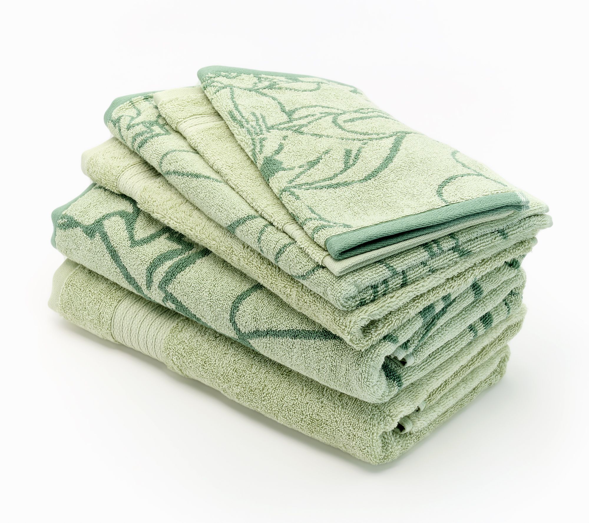 Northern Nights 6-pc Floral Jacquard Towel Set