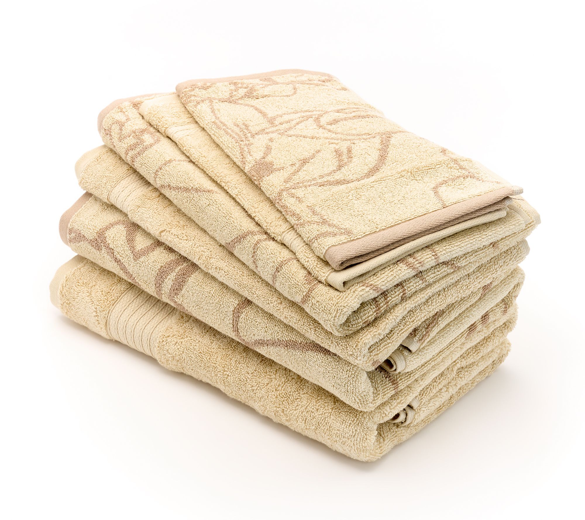 Northern Nights 6-pc Floral Jacquard Towel Set