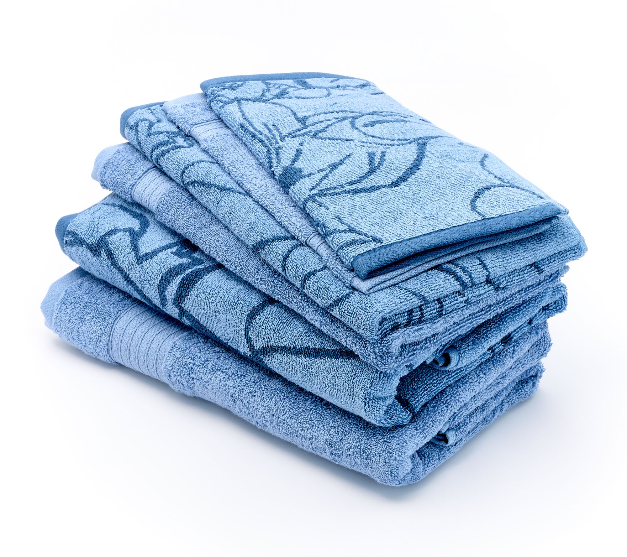 Northern Nights 6-pc Floral Jacquard Towel Set