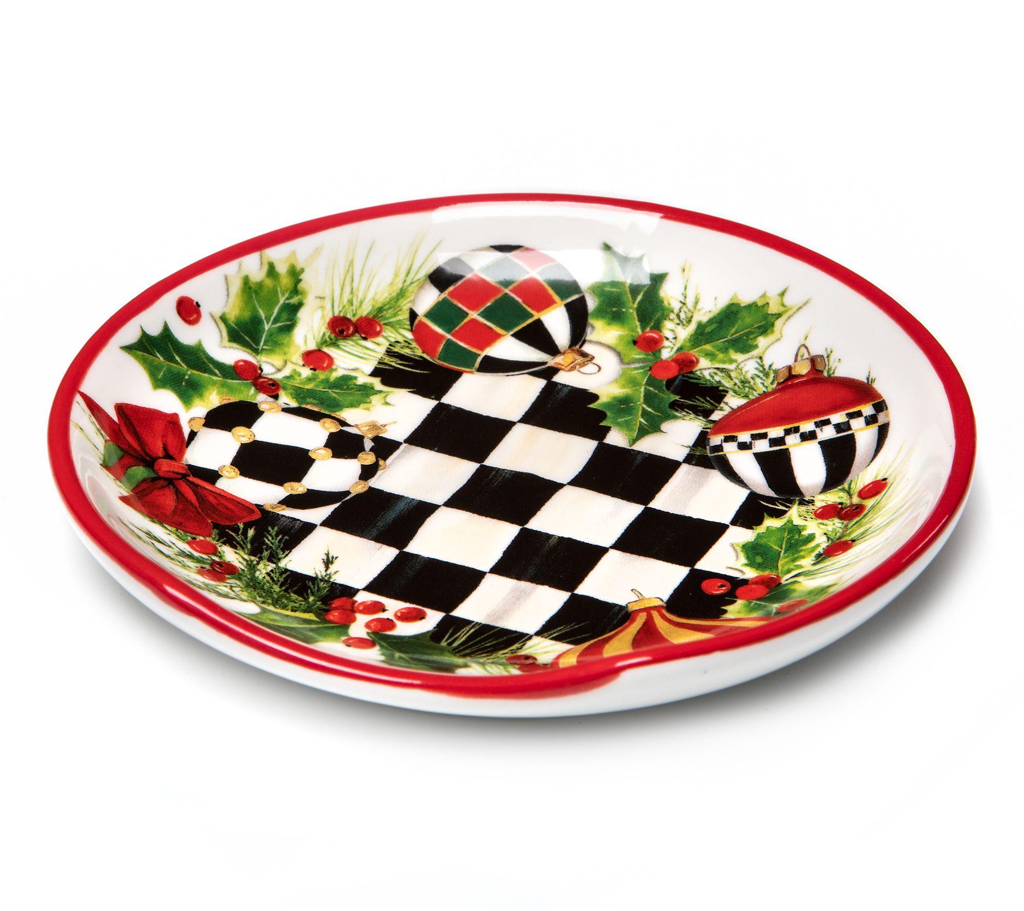  MacKenzie- Childs Deck the Halls Spoon Rest