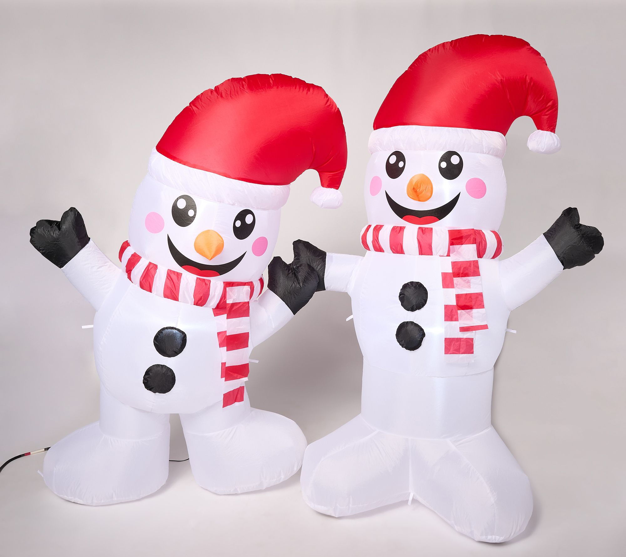 Kringle Express 6ft Inflatable Jolly Snowman Friends