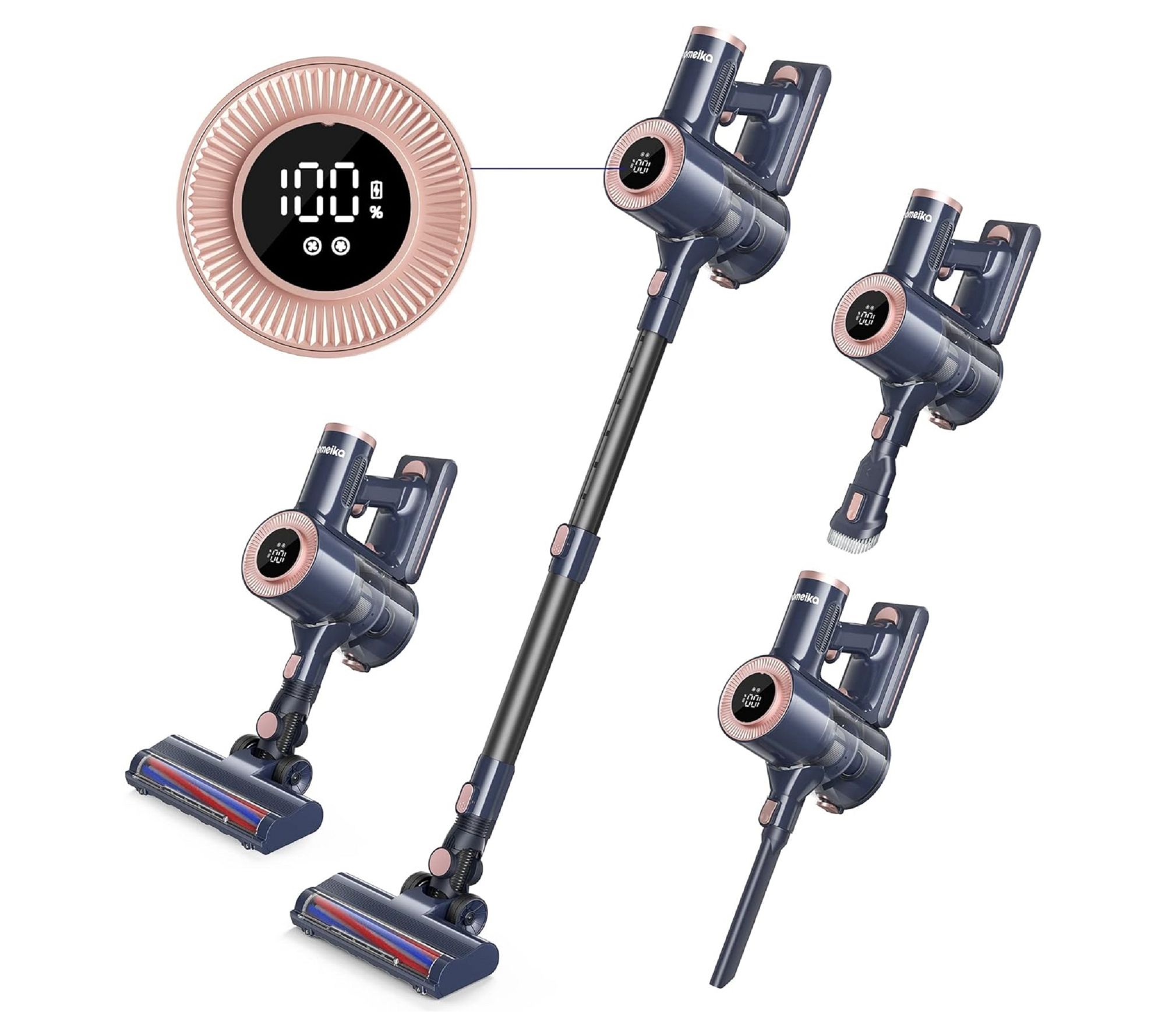 Homeika Cordless 8 -in-1 Lightweight Stick Vacuum Cleaner