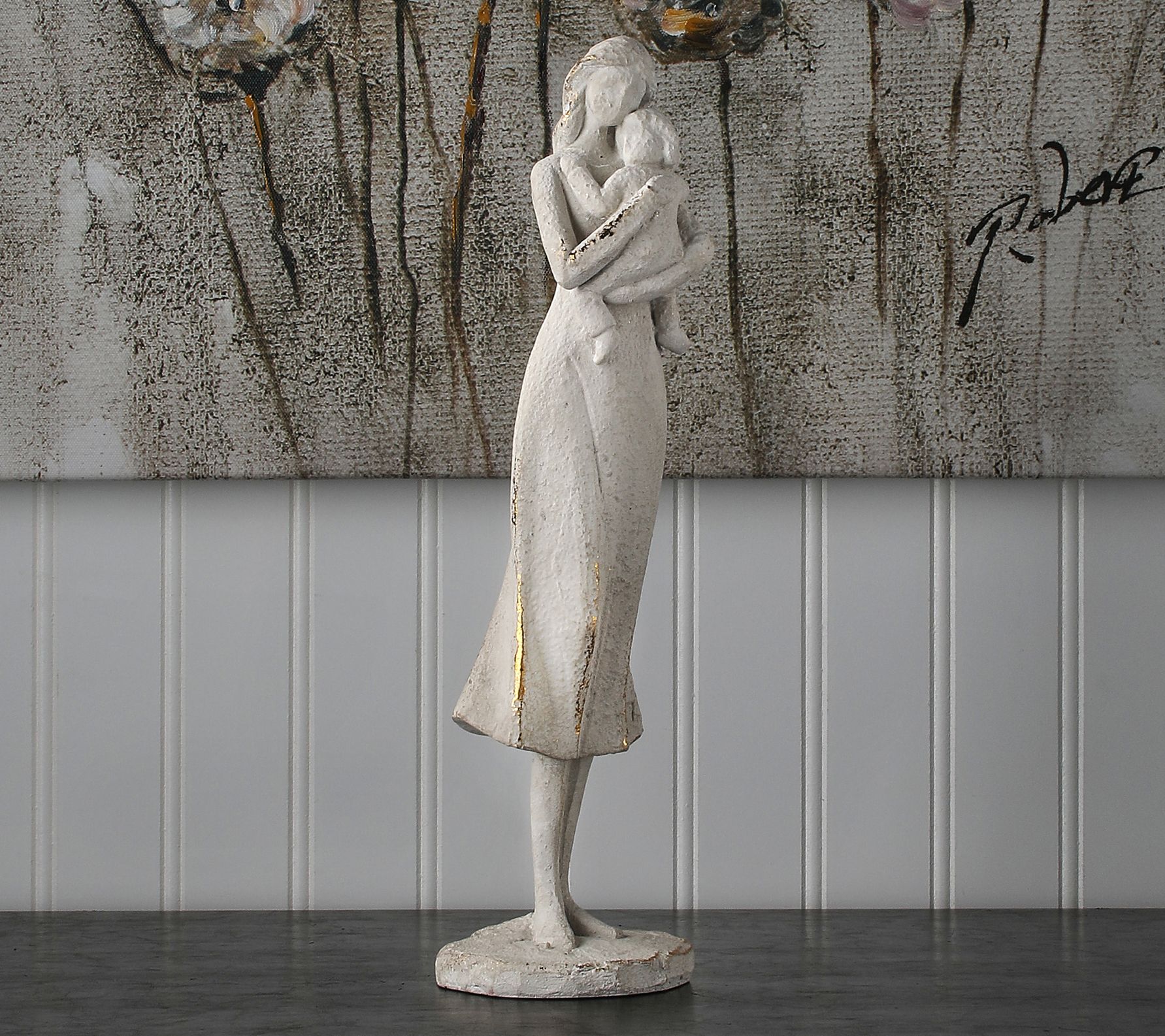 13.5" Mother With Baby by Valerie