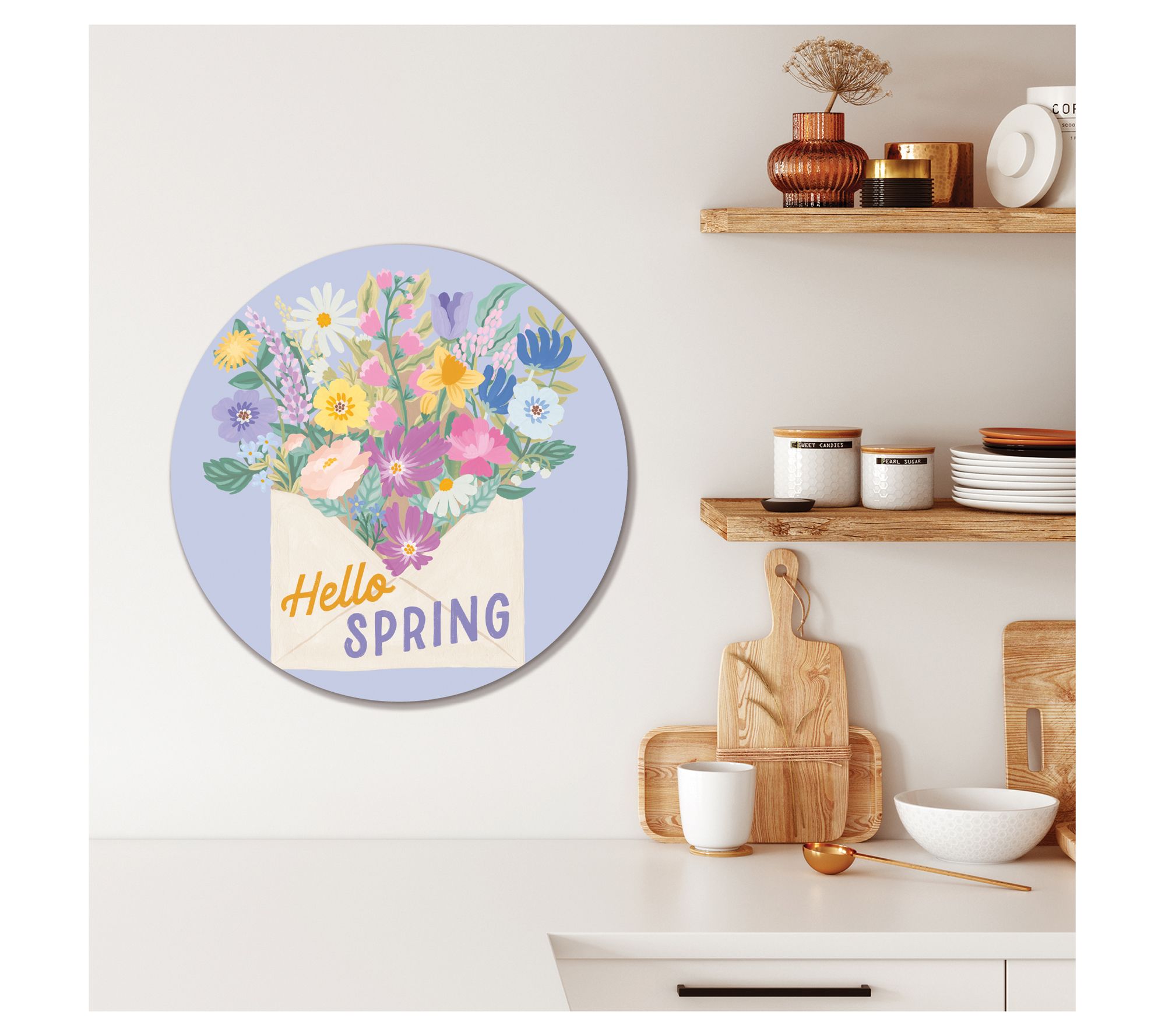 Courtside Market Spring Meadow VII 12x12 Circular Artboard