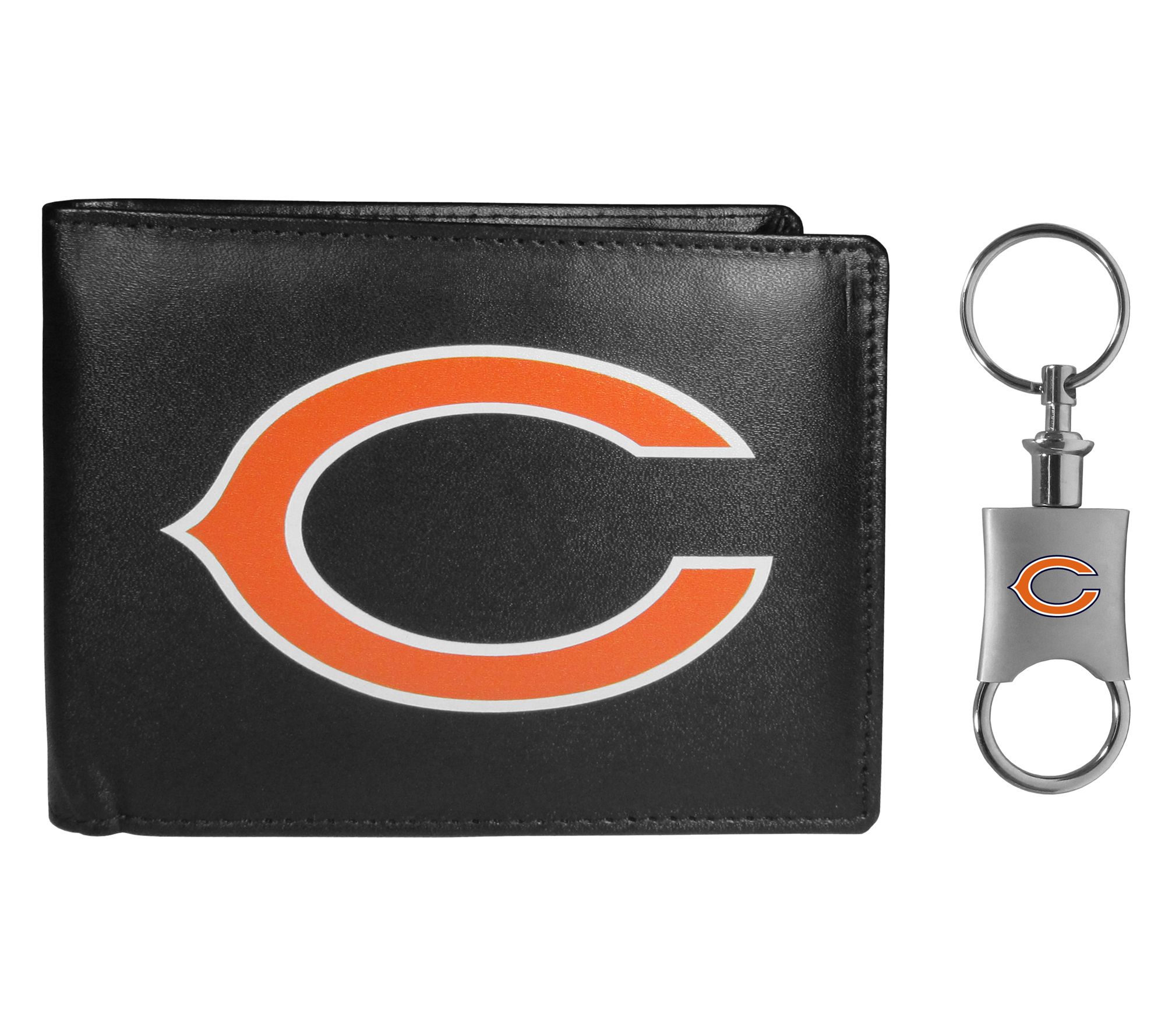 Siskiyou Sports NFL Bi-fold Wallet & Valet KeyChain