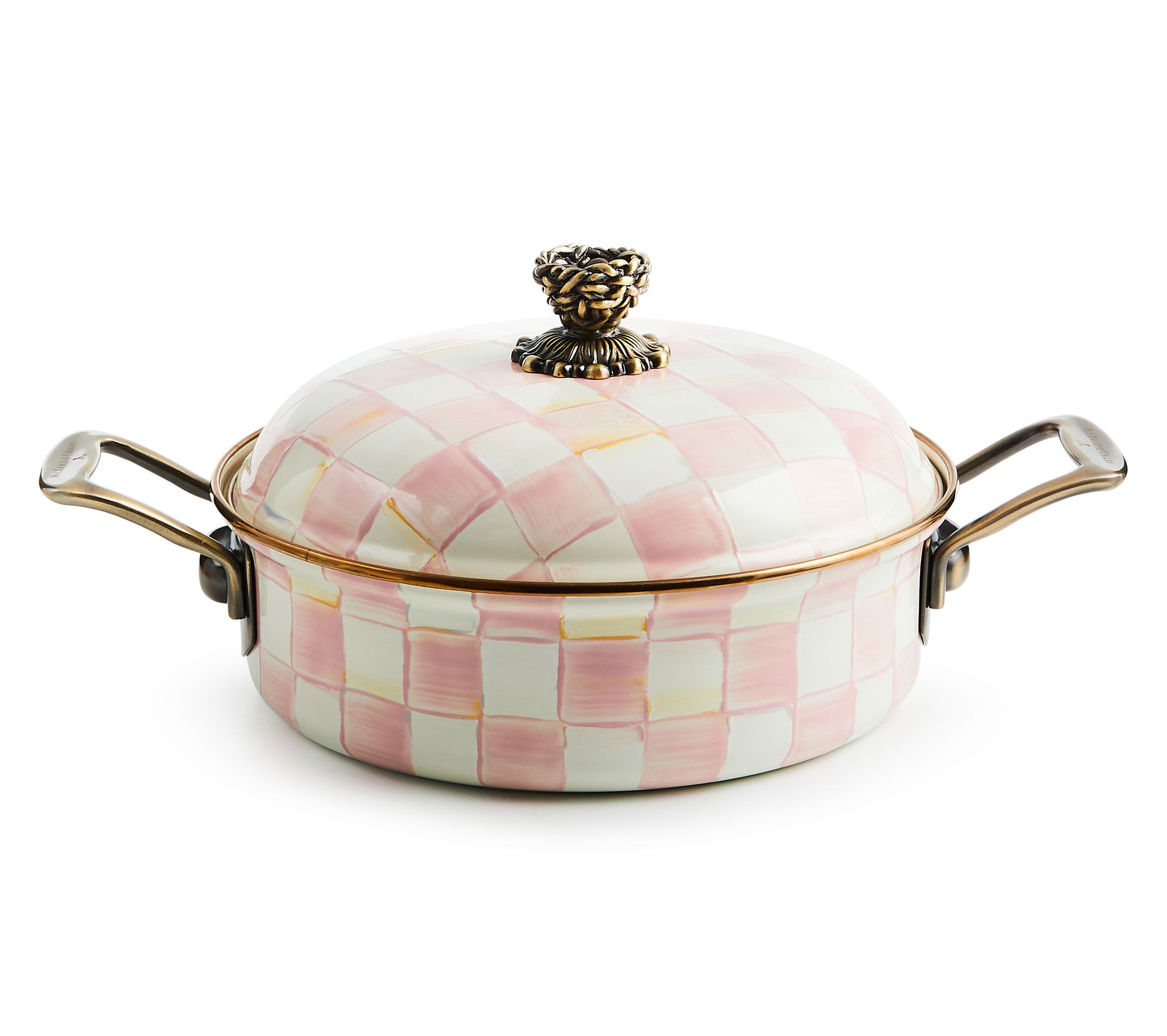 MacKenzie-Childs Rosy Check 3 Qt. Casserole