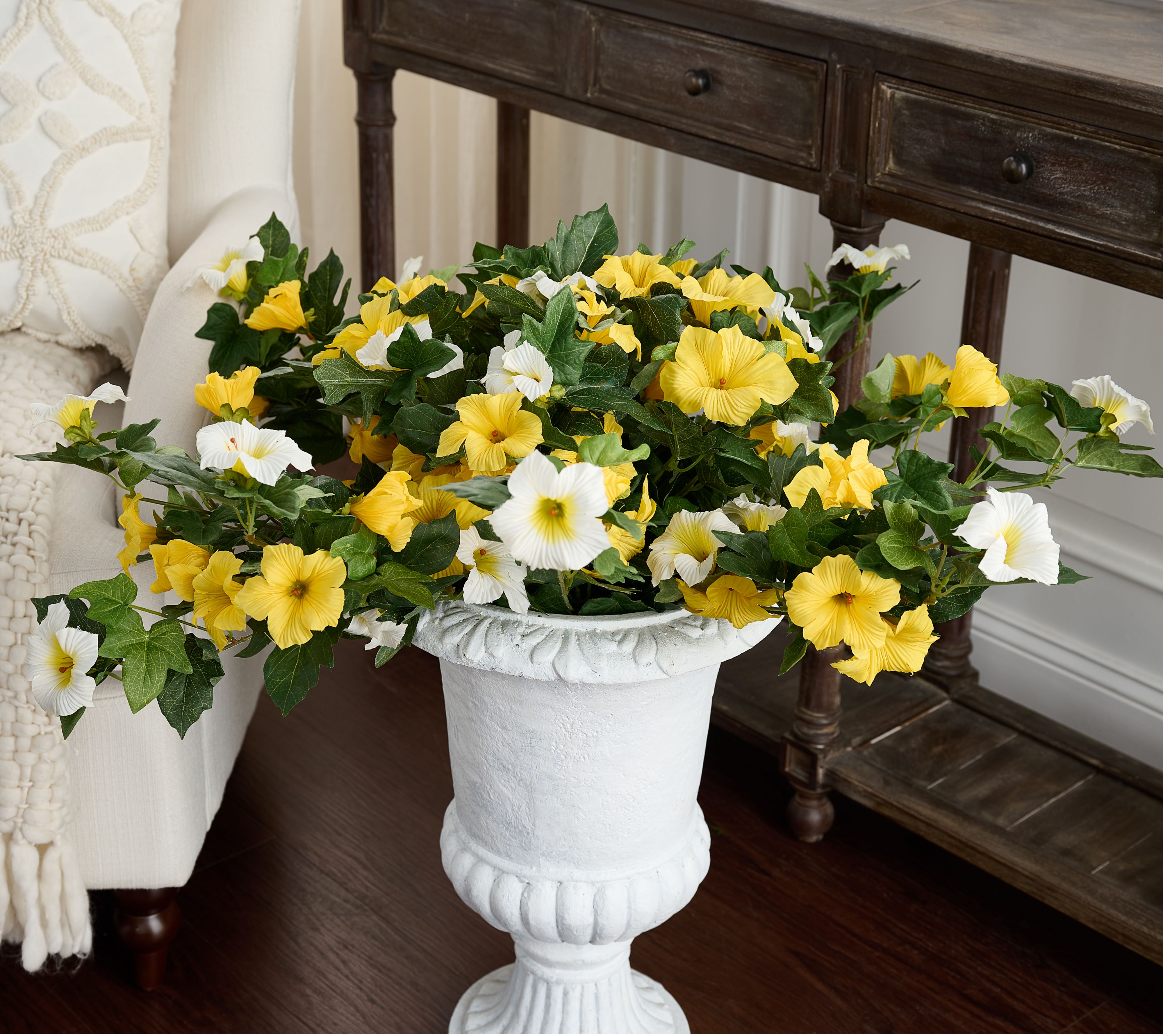 As Is" Indoor/ Outdoor Petunia Urn Filler by Valerie - QVC.com