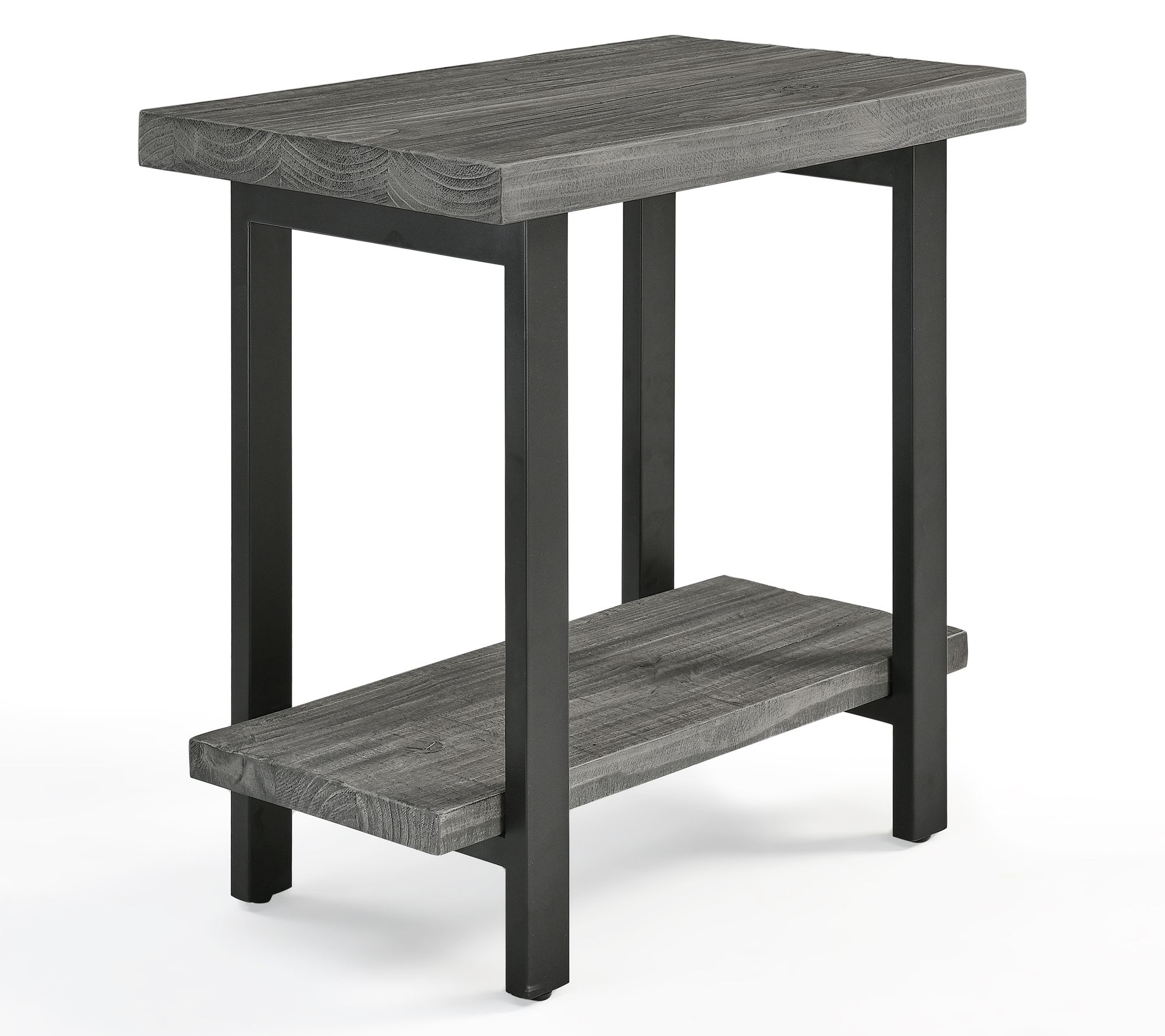 Alaterre Furniture 27" Rustic End Table 2-Tier Side
