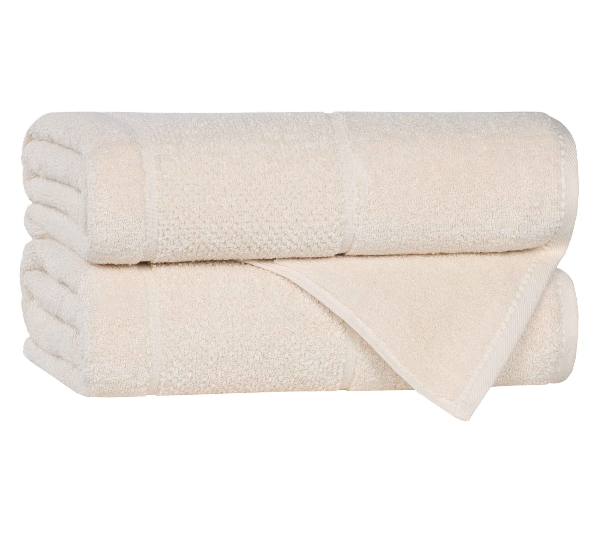 Superior Mile Cotton Blend Solid Bath Towel Set