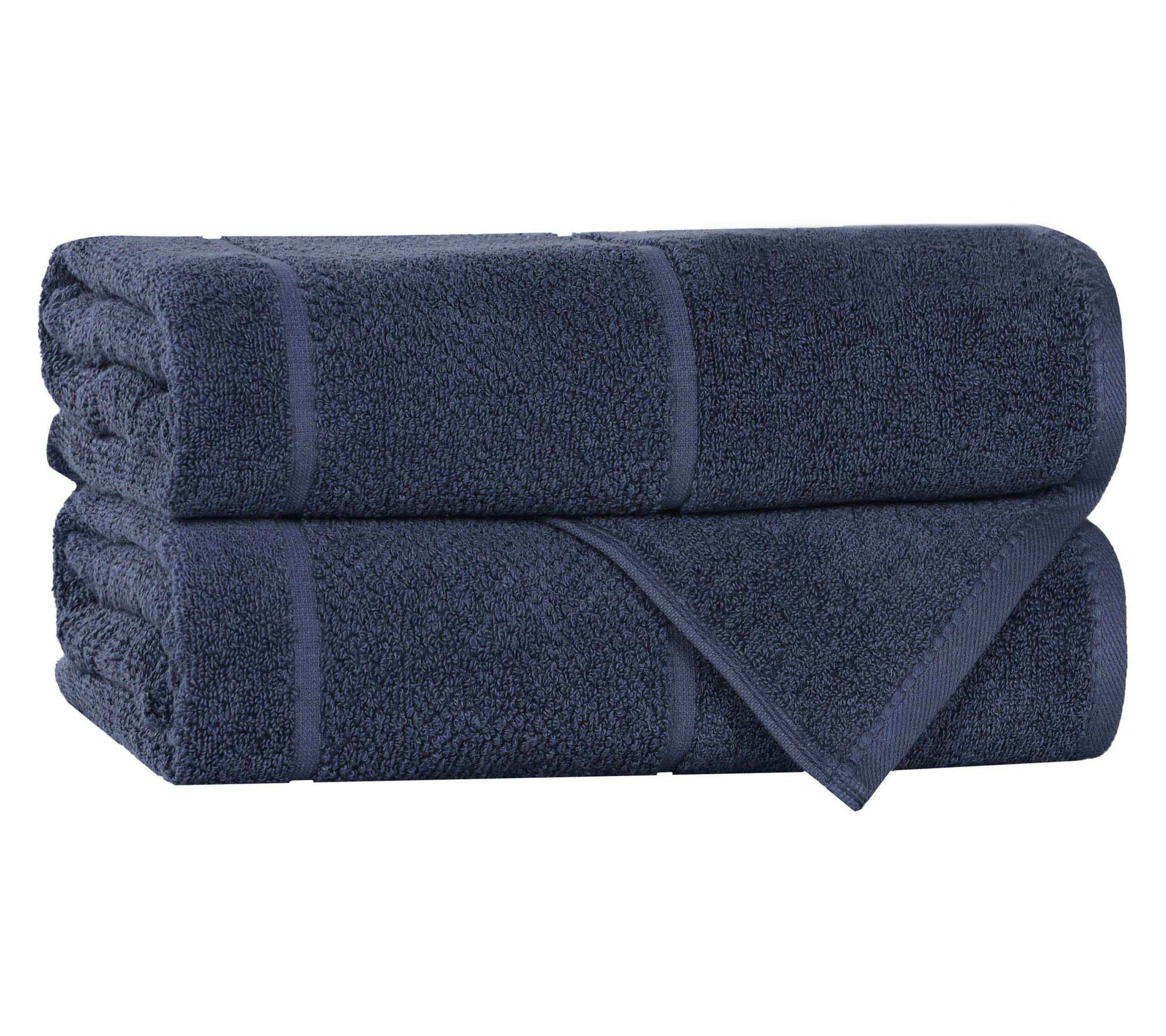 Superior Mile Cotton Blend Solid Bath Towel Set