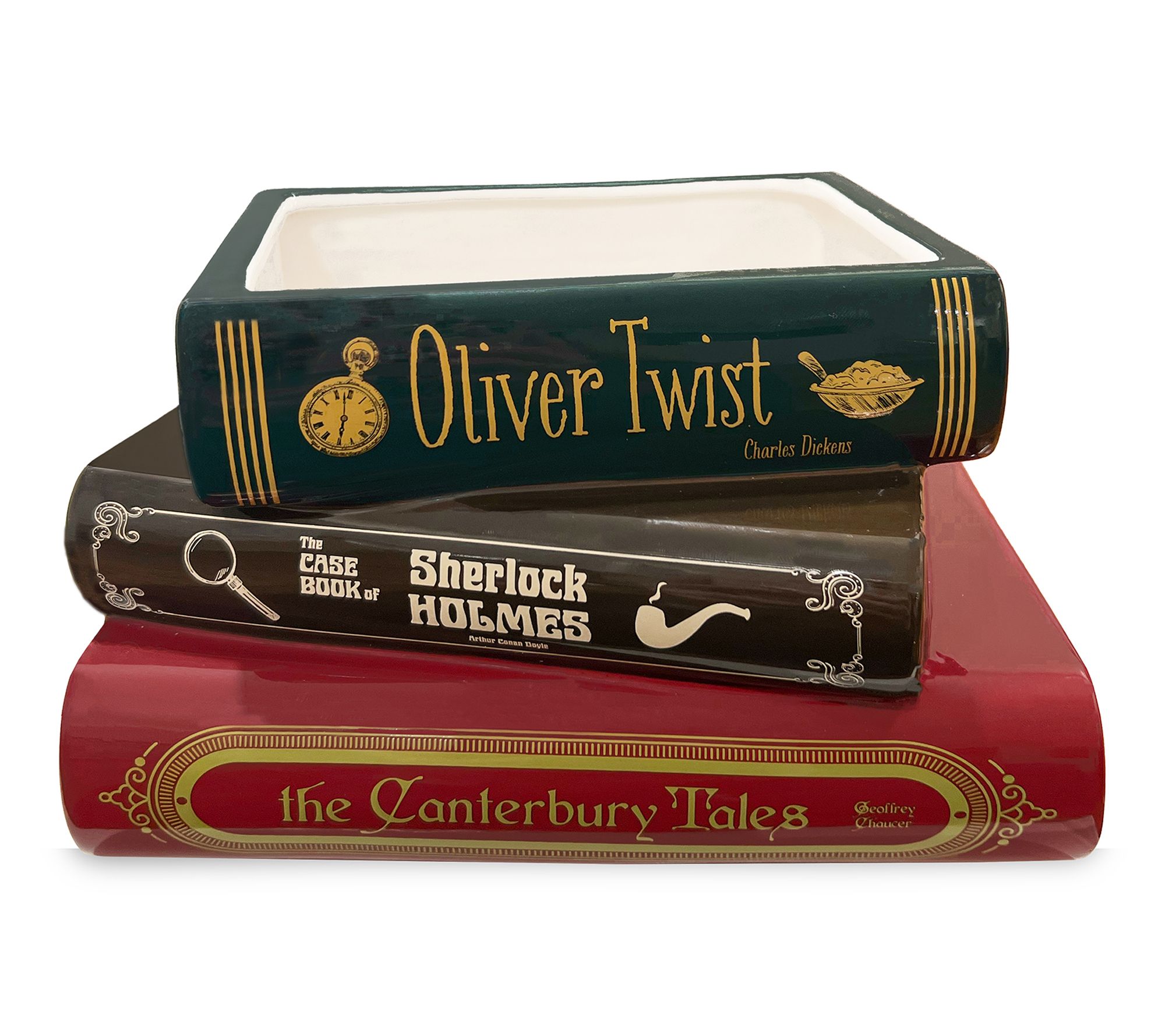 Steel Mill & Co. Stacked Books Planter