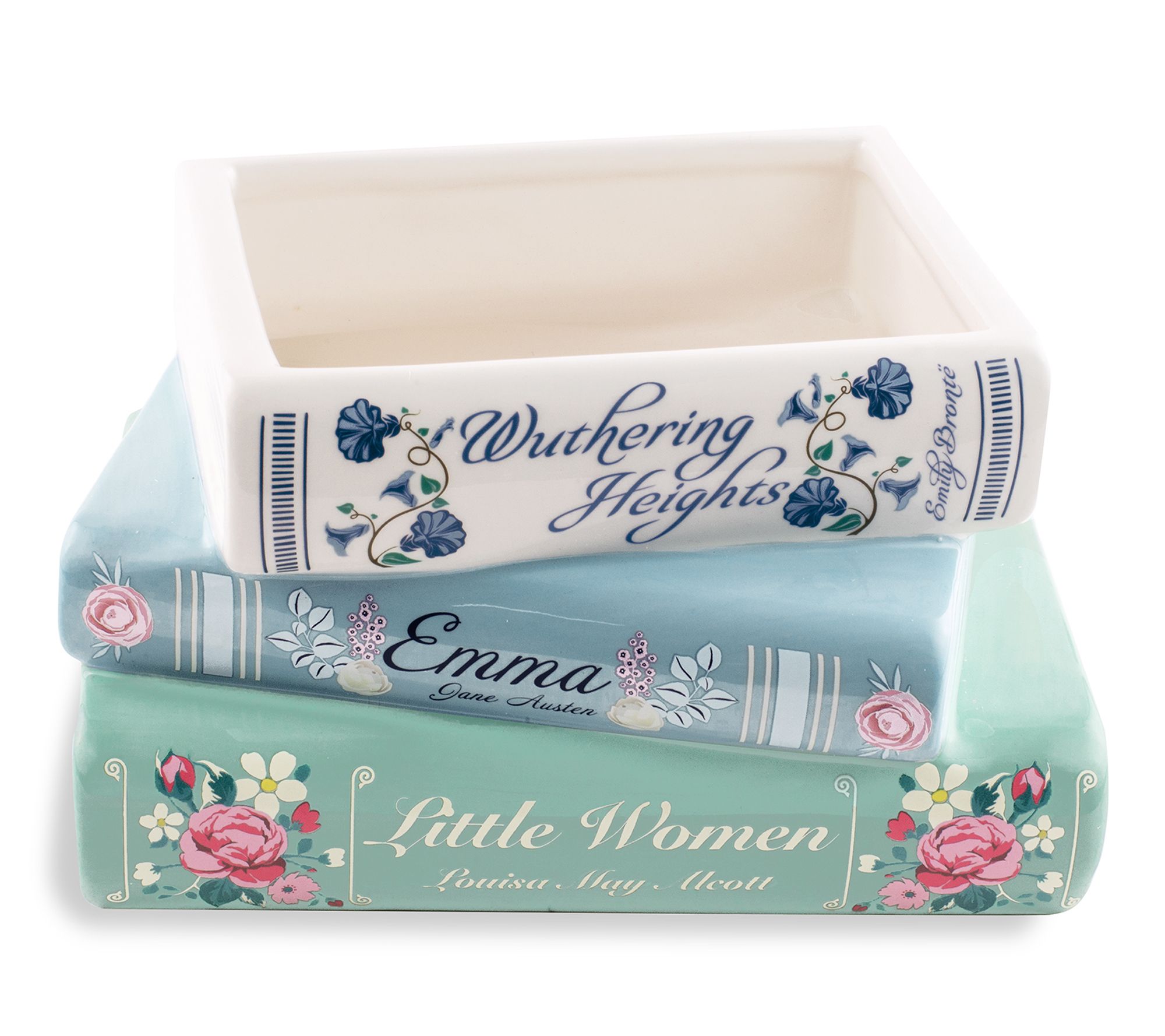 Steel Mill & Co. Stacked Books Planter