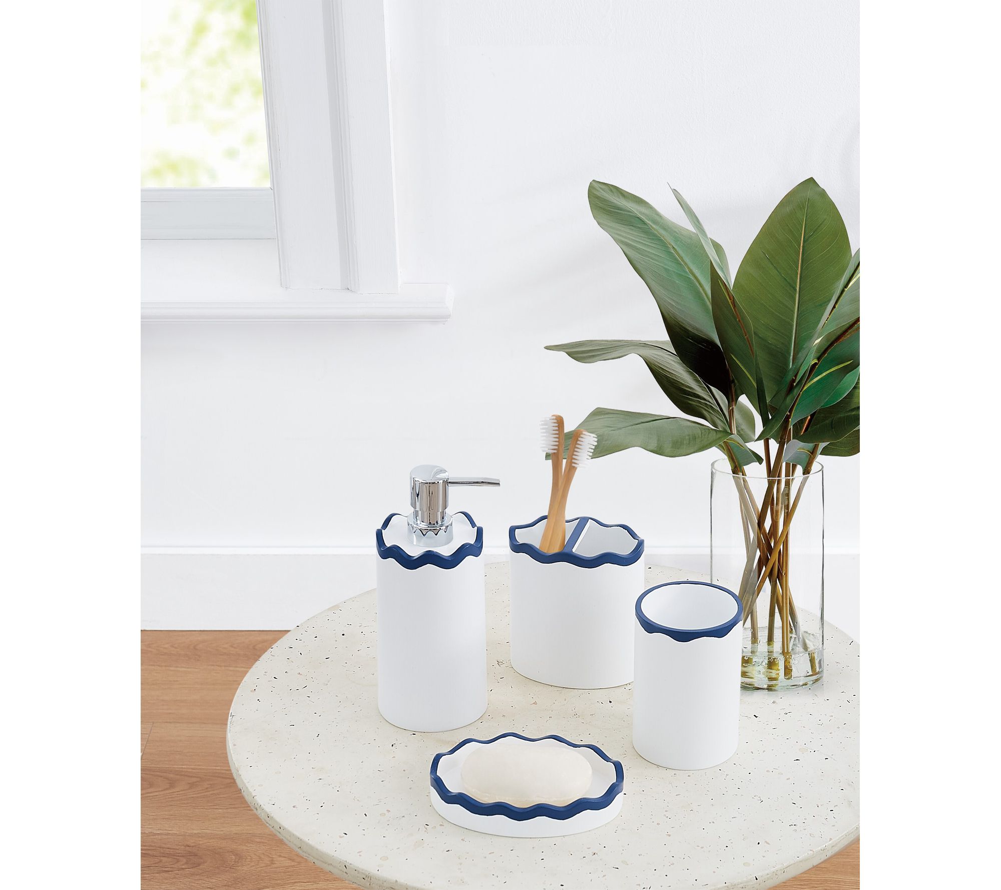 SCOUT Ric Rac 4 Piece Bath Accessory Set