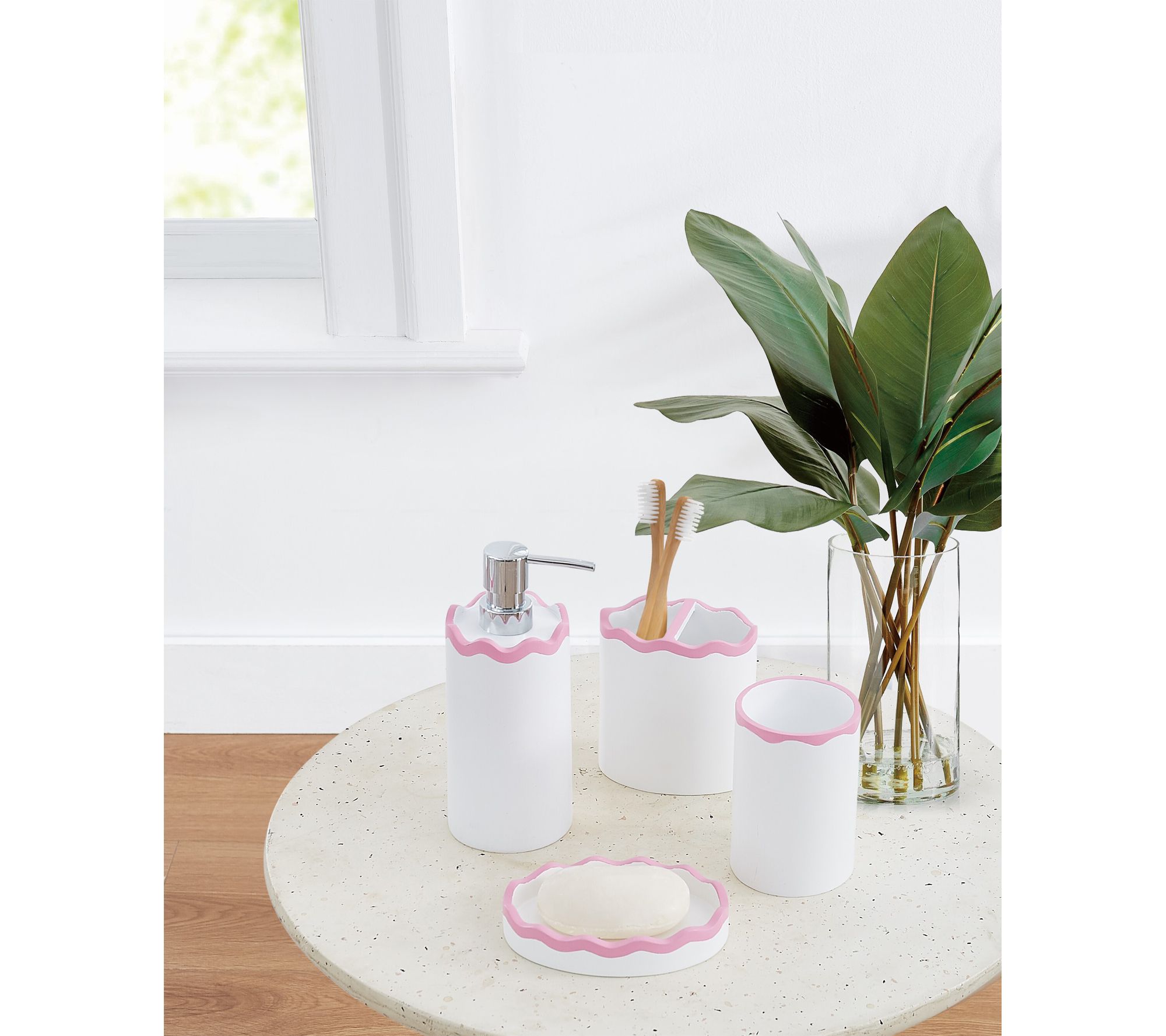 SCOUT Ric Rac 4 Piece Bath Accessory Set