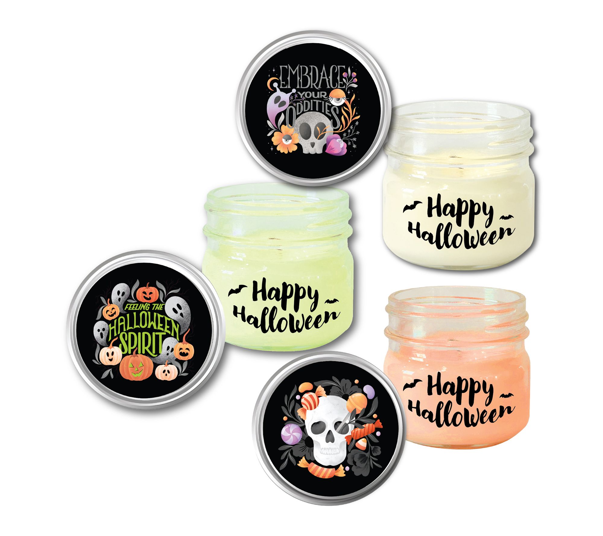 Courtside Market Halloween Spirit 8 oz Candle 3 pc.