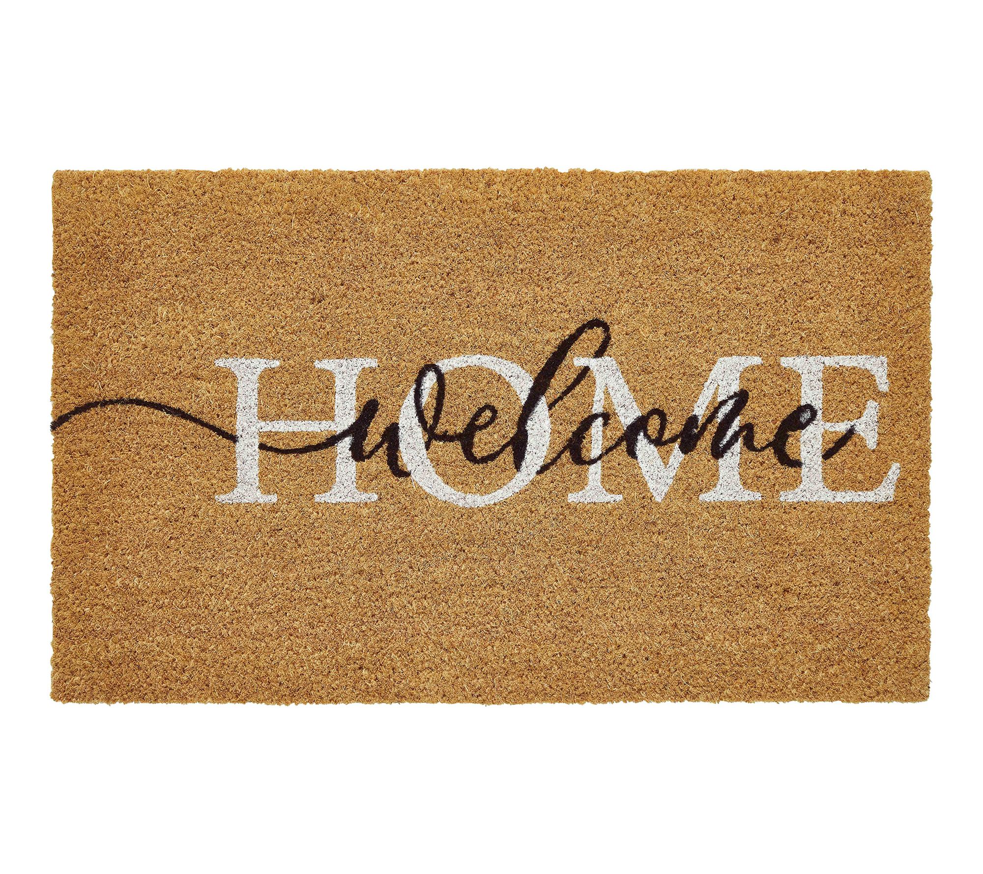 VCNY Home Welcome Home Coir Doormat, 18" x 30"