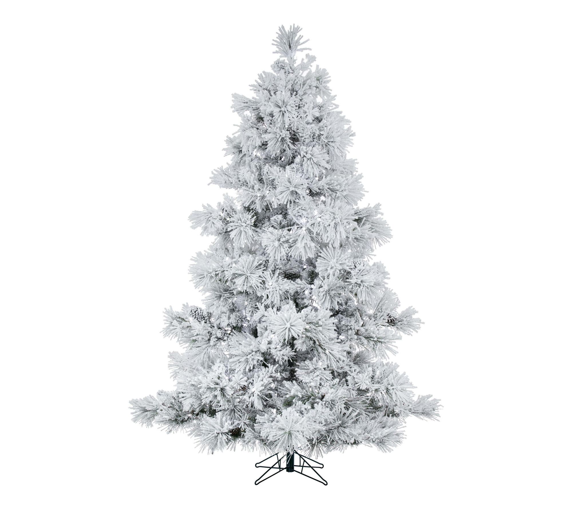 Vickerman 9' x 73" Flocked Alberta w/Cone LED 1050WW