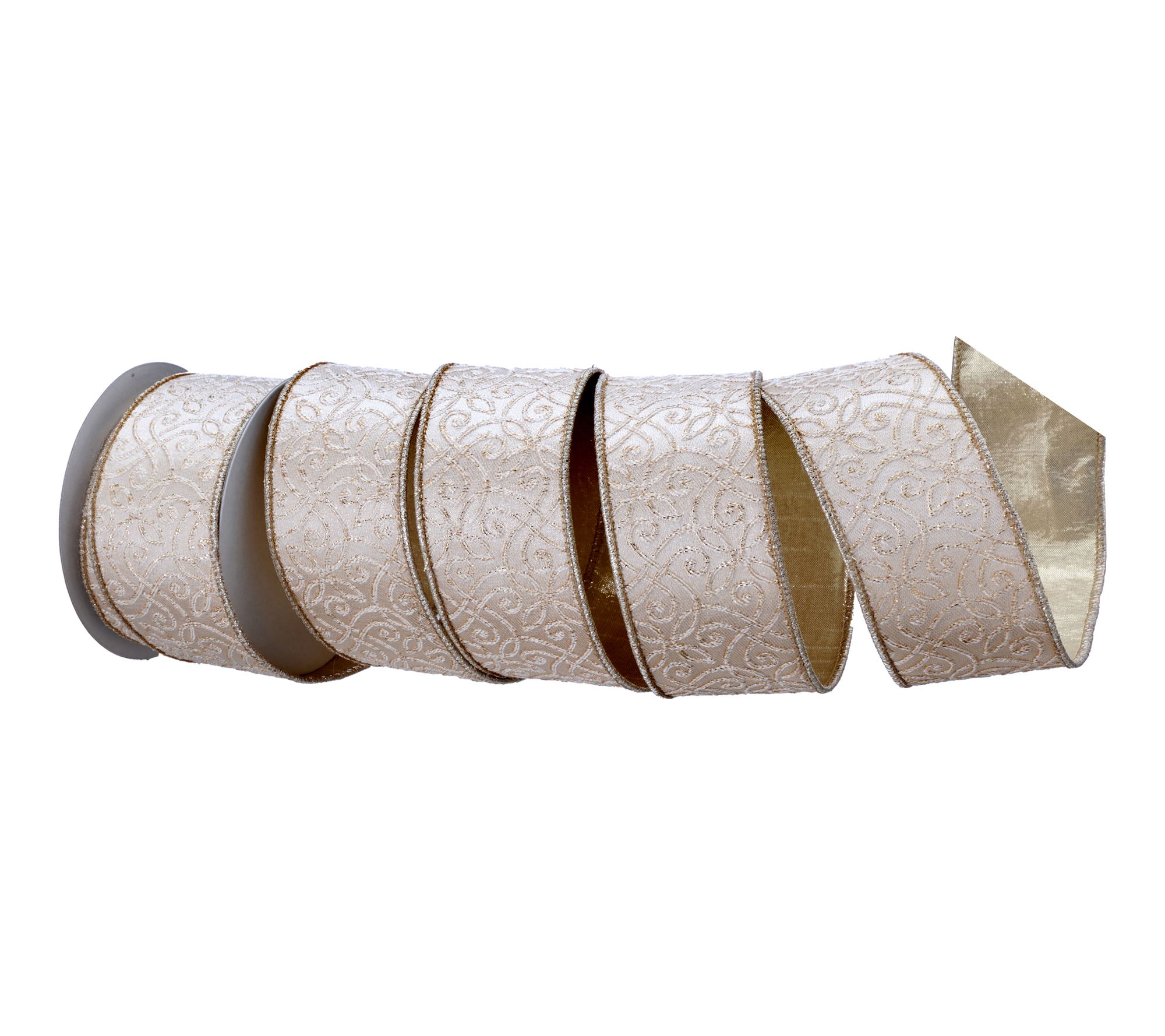 2.5" X10y Damask Jaquard Ribbon by Valerie