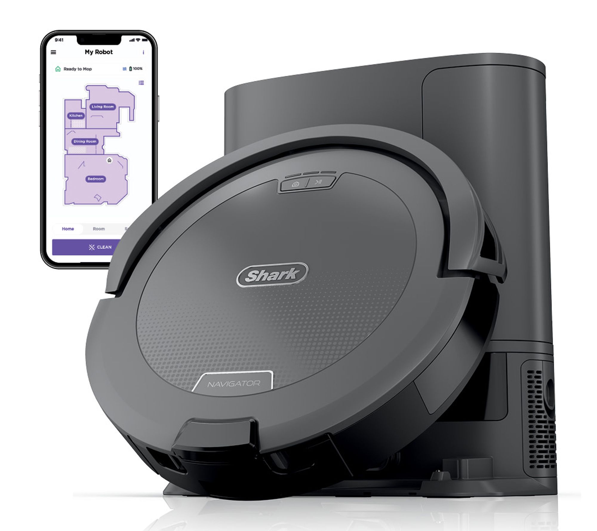 Shark Navigator Robot Vacuum + Self-Empty Base