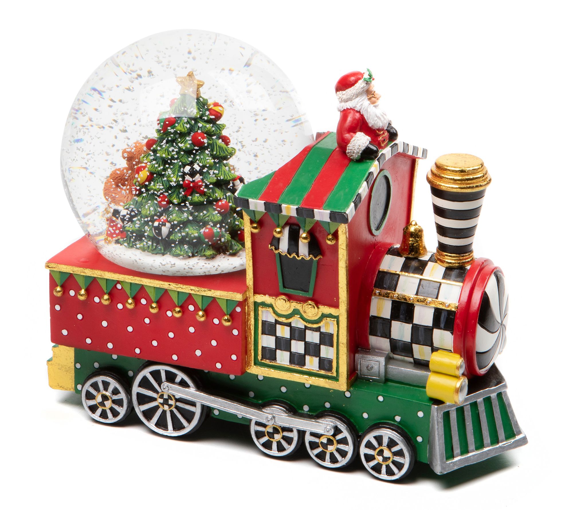 MacKenzie -Childs Toyland Train Snow Globe