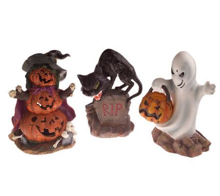 Decorative Halloween Figure Solar Light - QVC.com