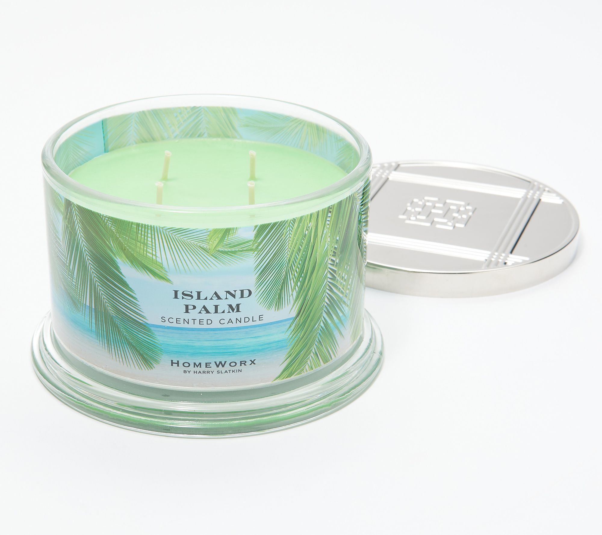 Home & Garden MULTI WICK CANDLE 18oz HOMEWORX HARRY SLATKIN ISLAND PALM