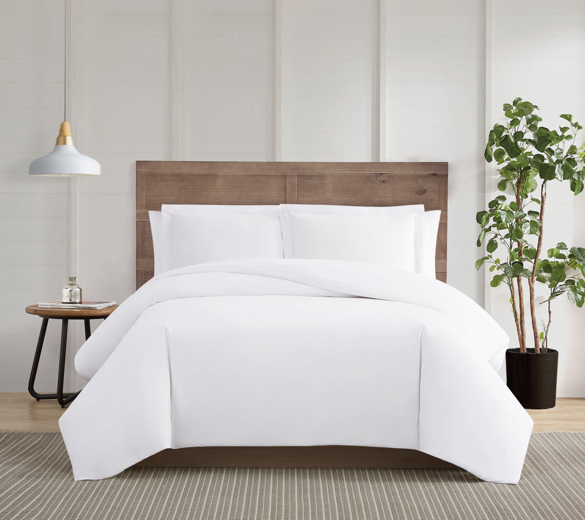 Truly Calm Silver Cool 3-Piece Full/Queen DuvetCover Set