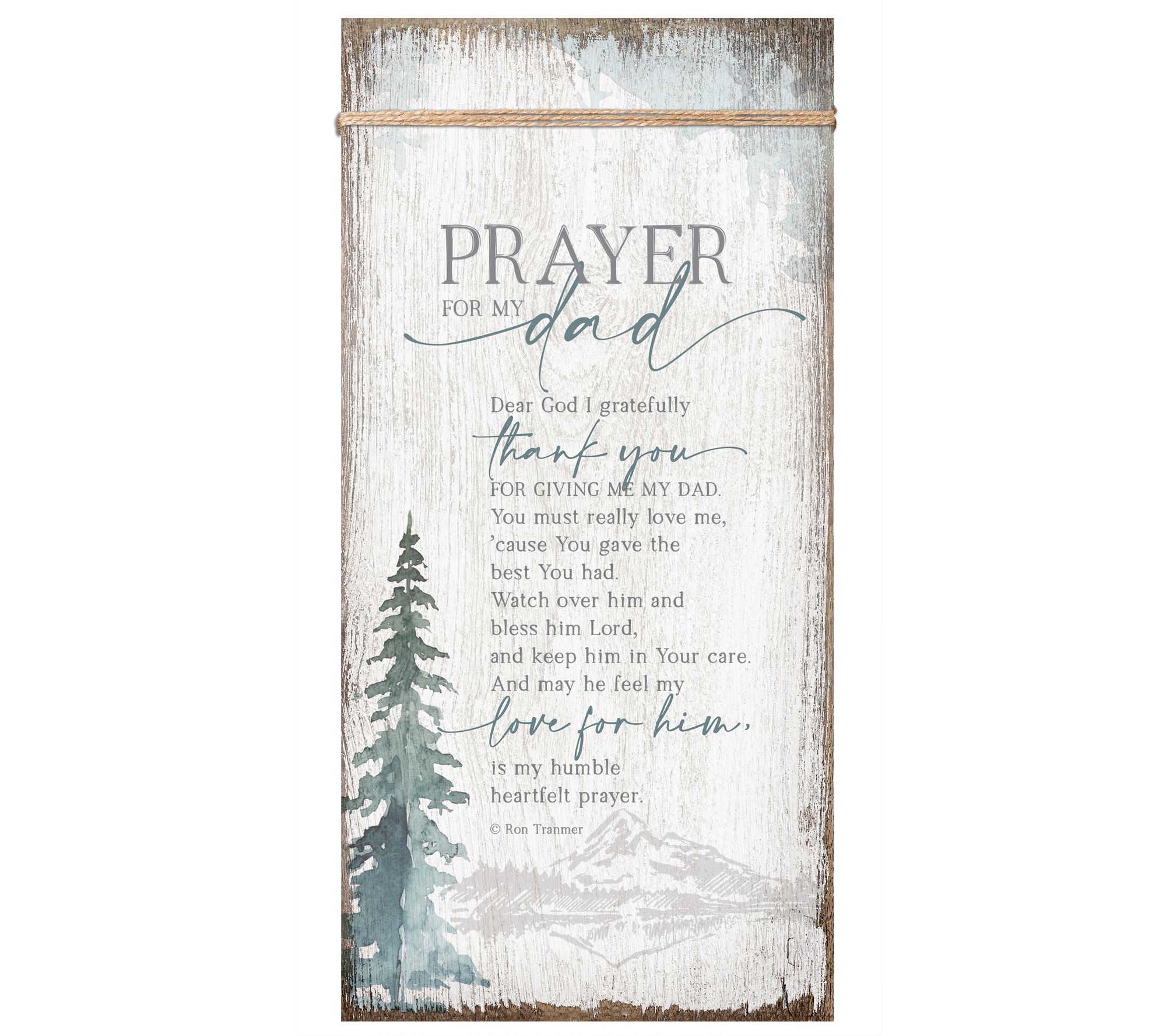 Dexsa Prayer For My Dad Wood Plaque - QVC.com