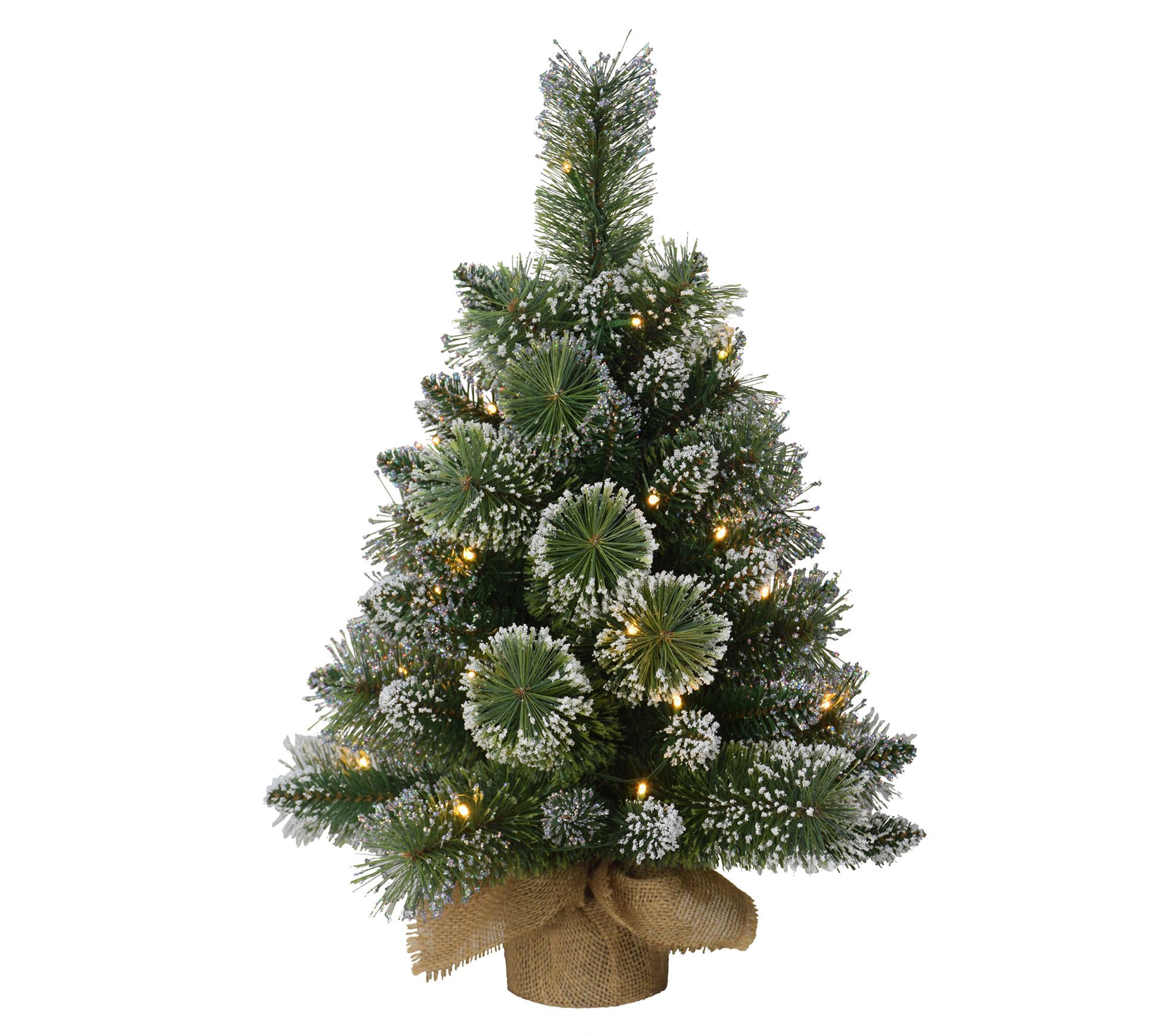 Puleo Pre-Lit 2' Table Top Artificial Christmas Tree