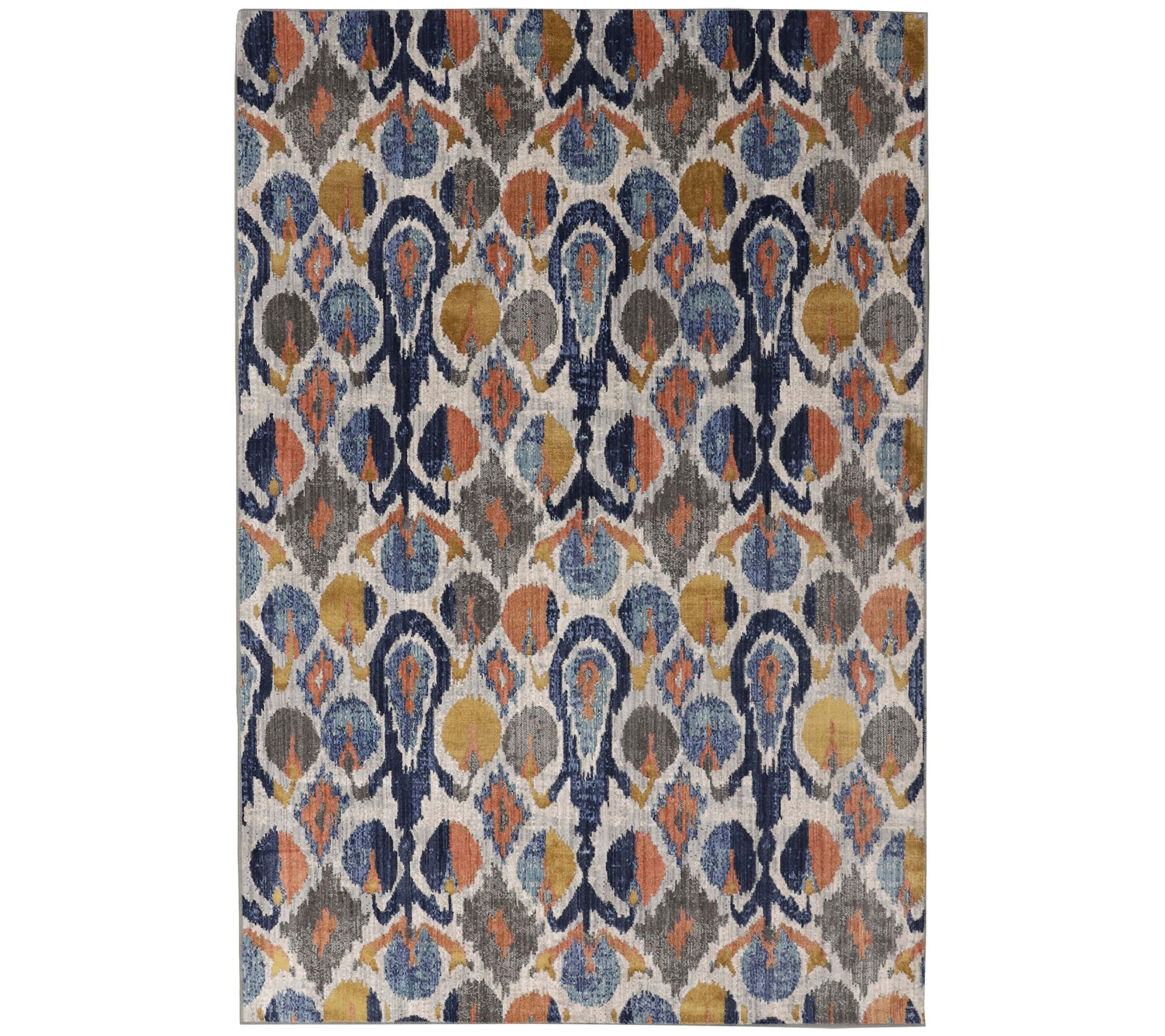 Scott Living Painted Ikat  9'6" x 12'11" Area Rug