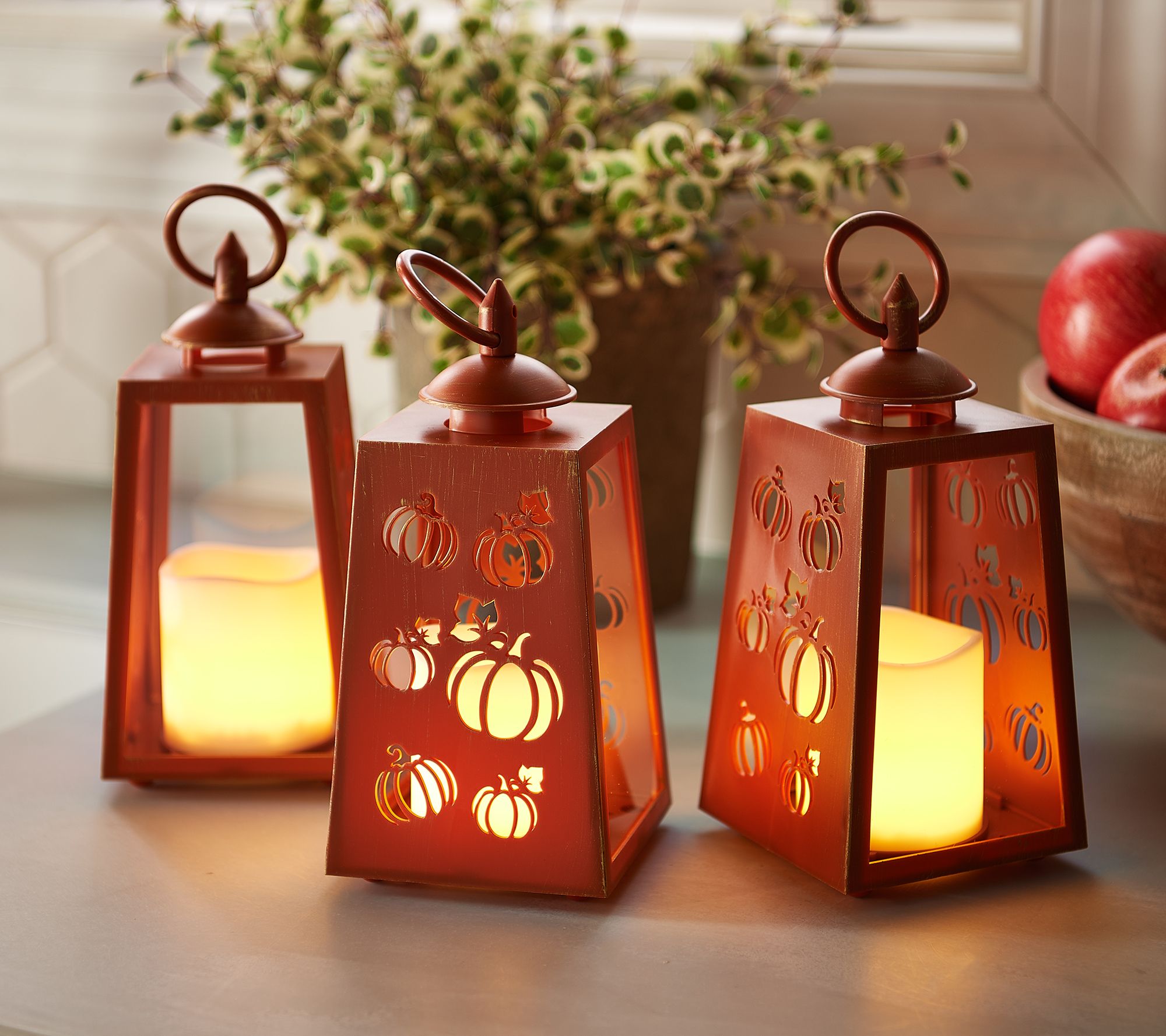 Candle Impressions Pumpkins Lanterns