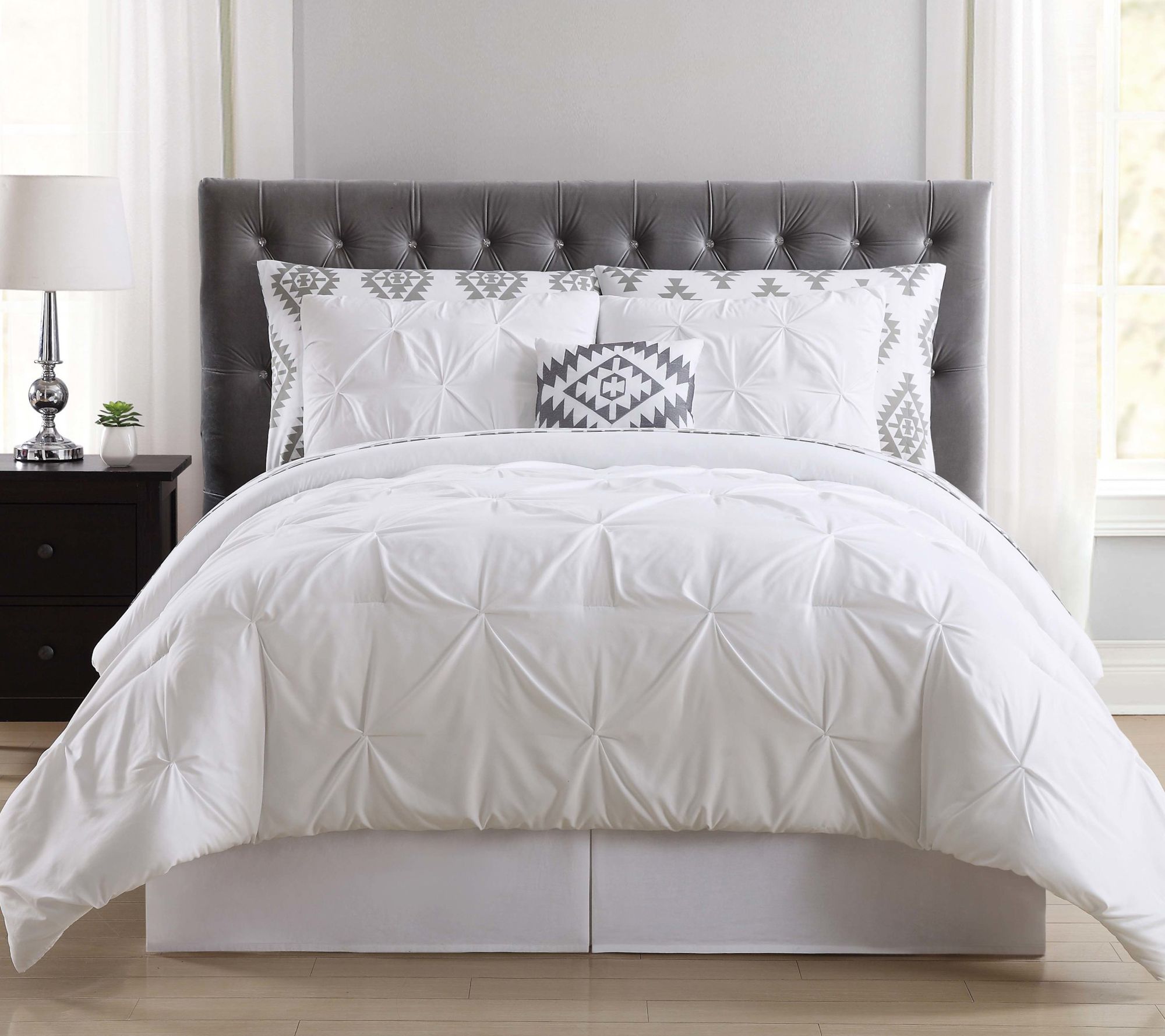 Truly Soft Pueblo Pleated Twin XL Bed in a Bag