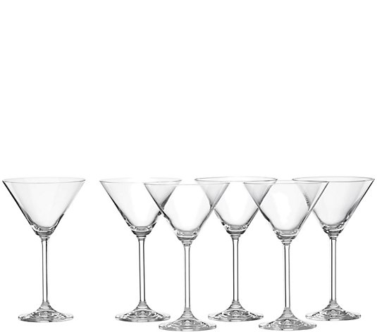 Lenox Tuscany Classics Set of Six Cocktail Martini Glasses
