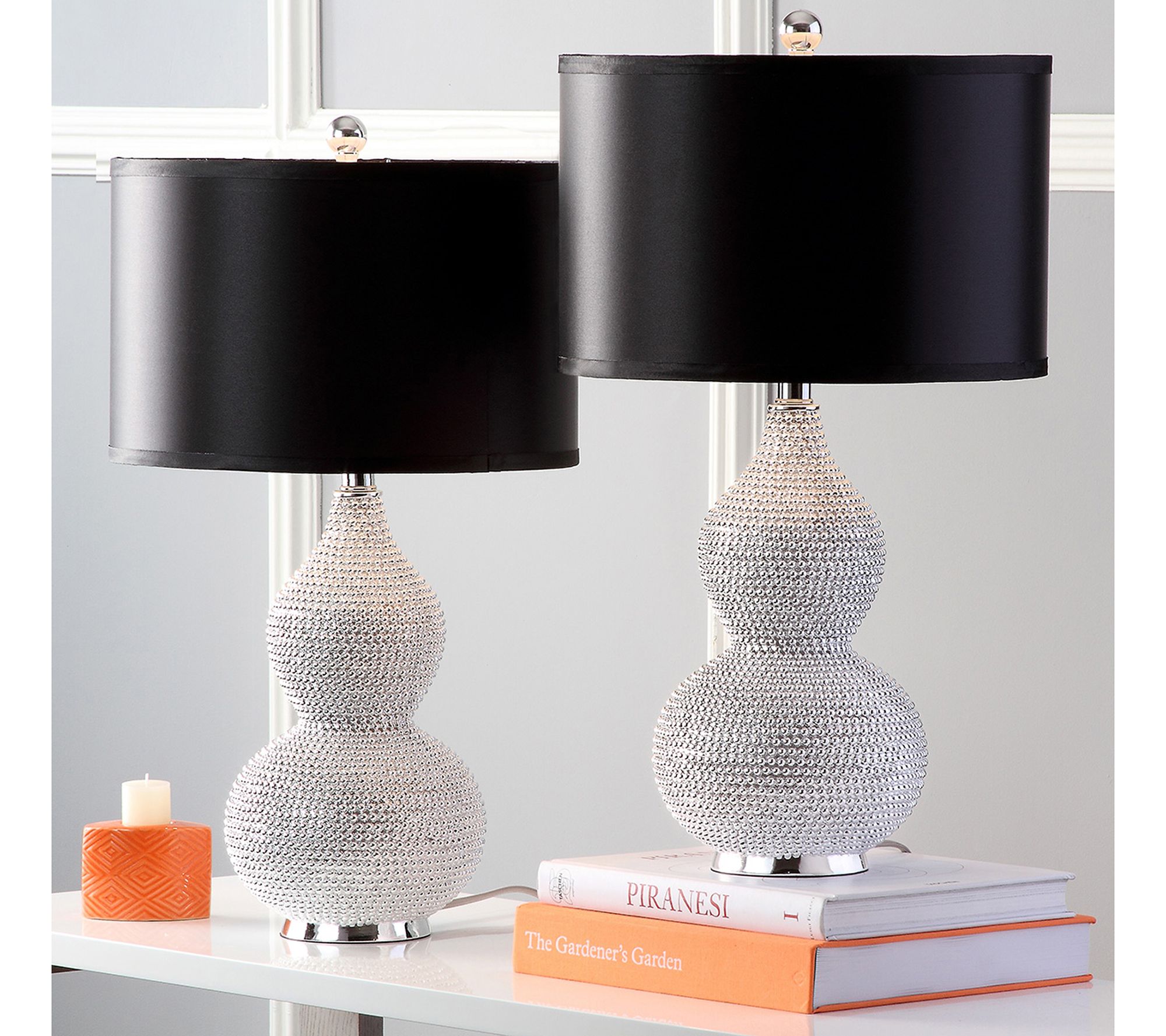 Safavieh Set of 2 Nicole Beaded Table Lamps