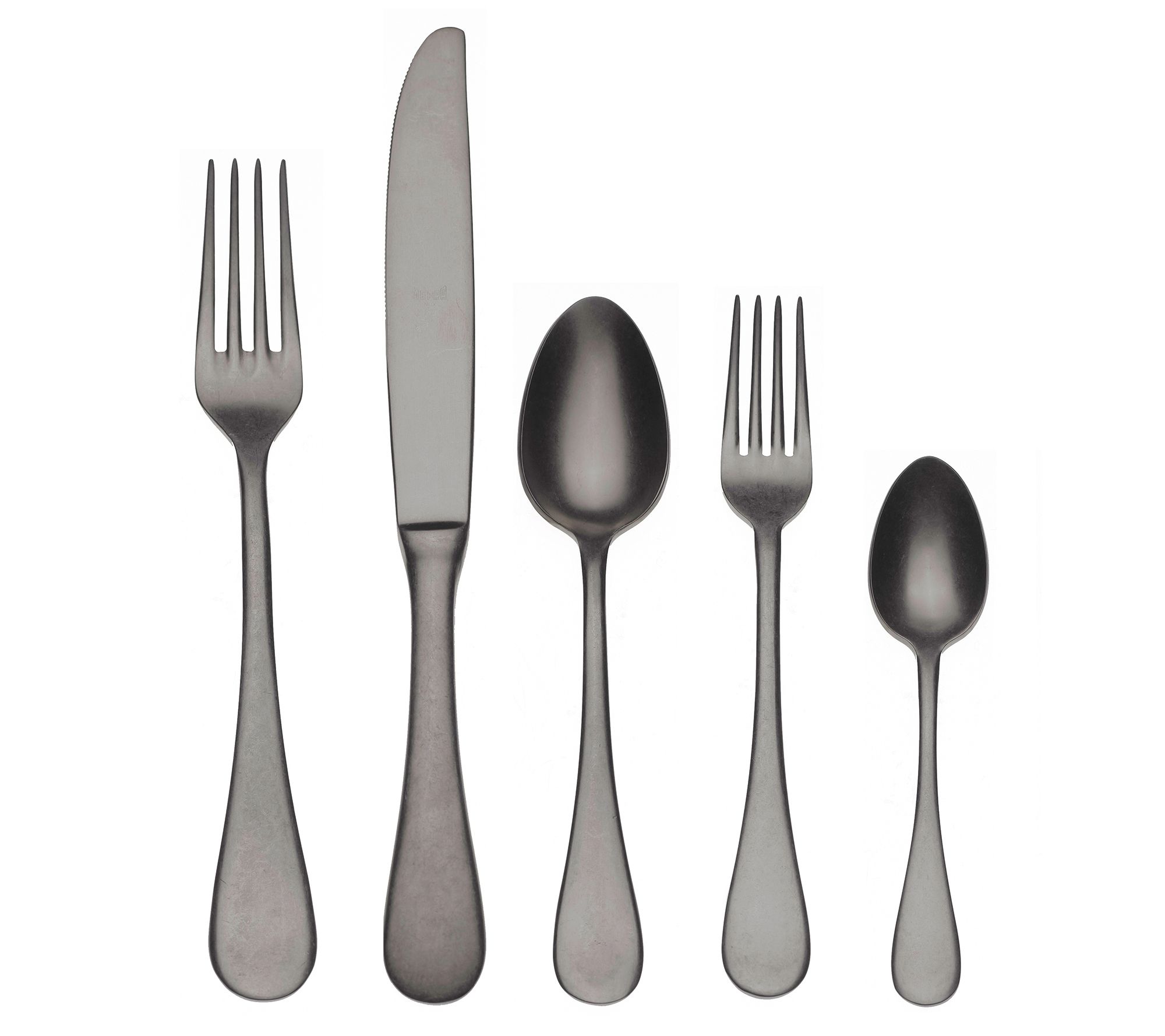 Mepra 5-Piece Place Setting Vintage Oro Nero