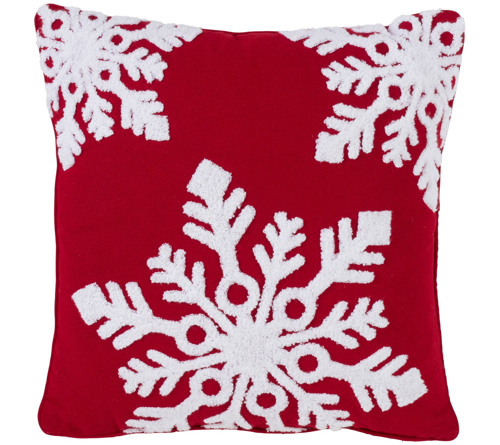 Saro Lifestyle Snowflake Throw Pillow