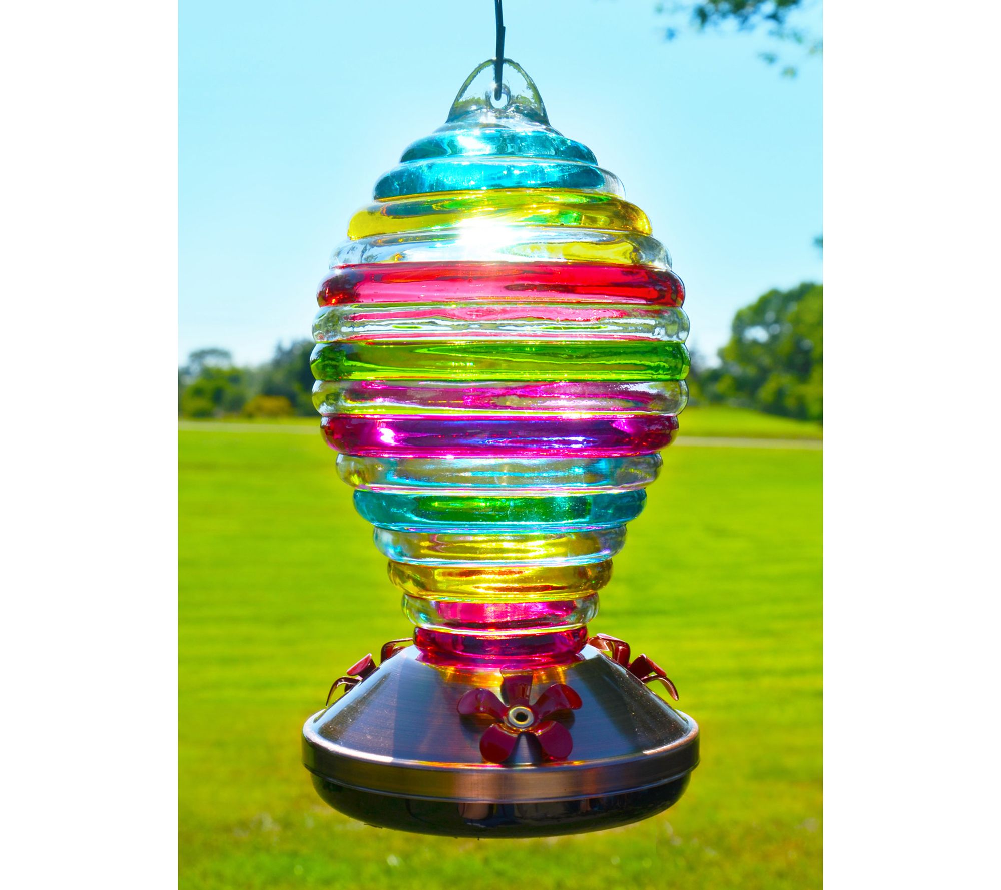 RCS Hummingbird Striped Feeder Multi Feed