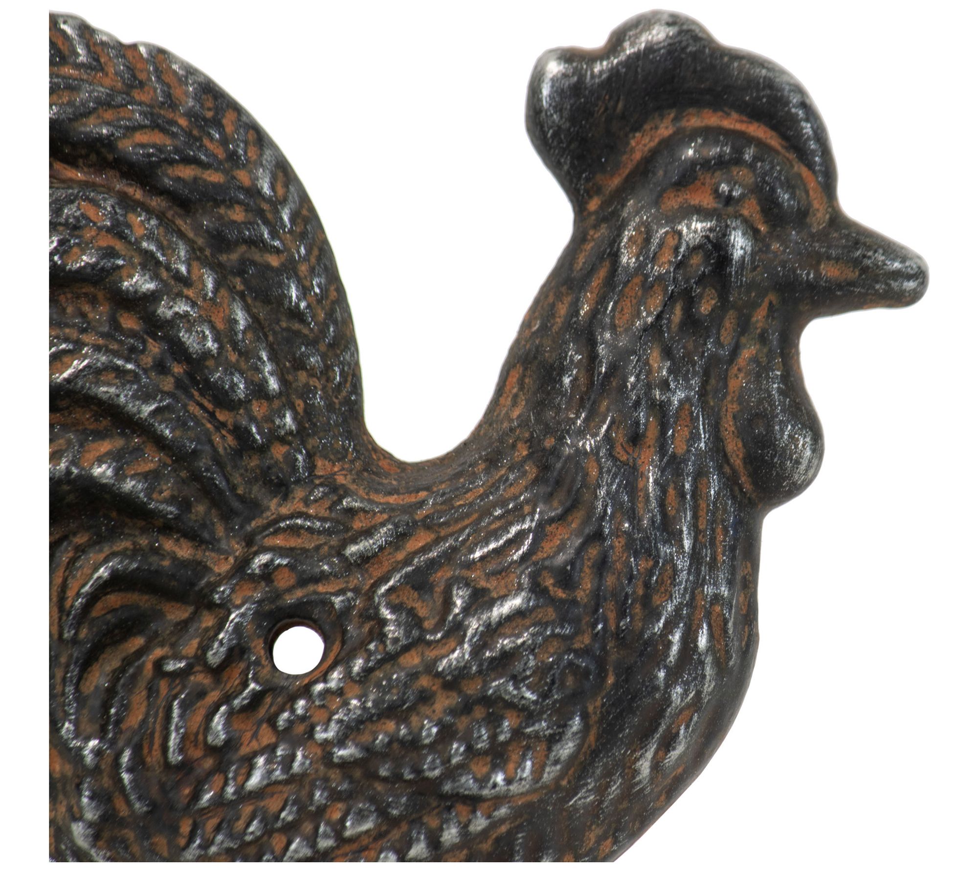 Foreside Rustic Metal Rooster Wall Mount Beer Bottle Opener