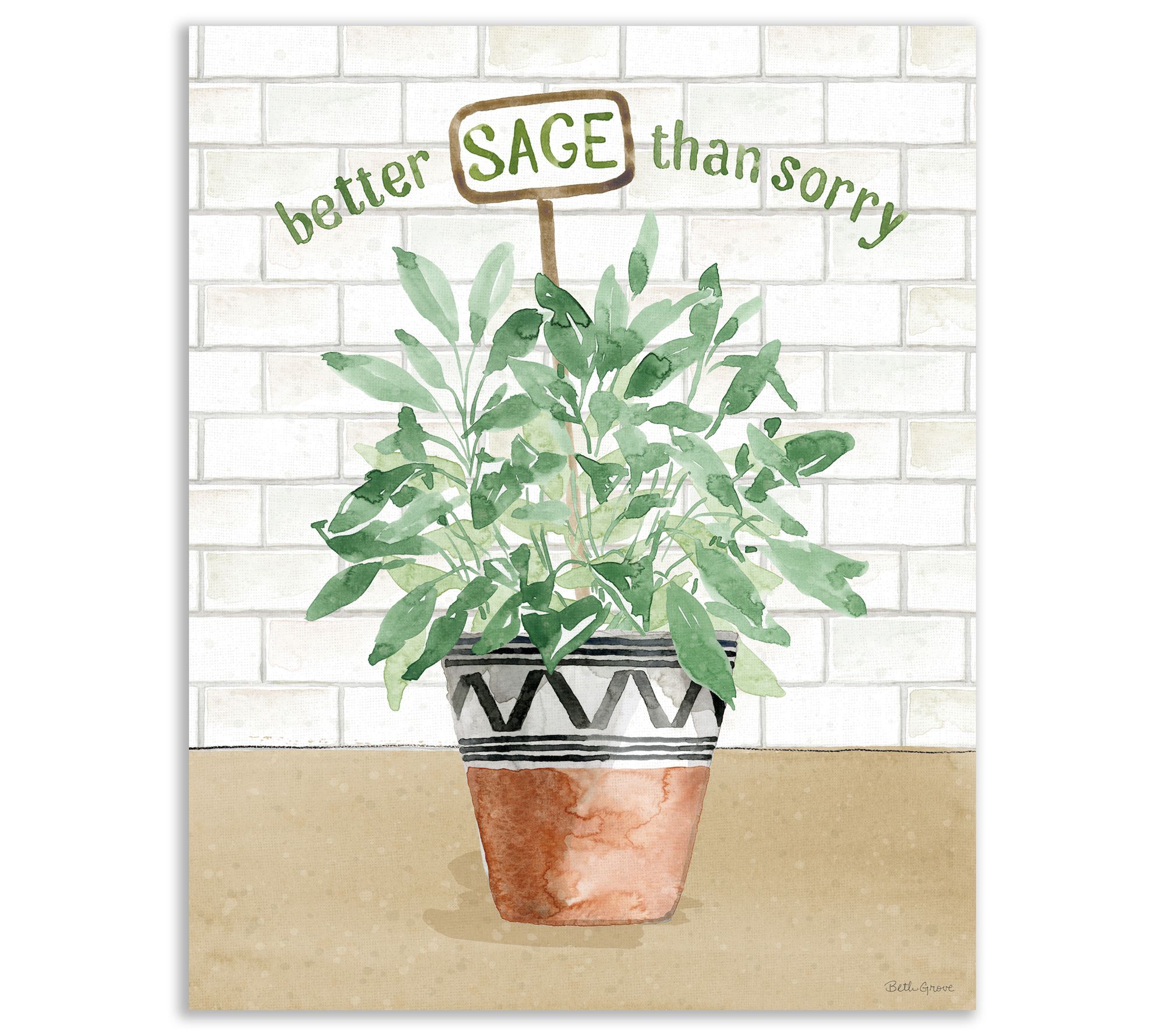 Courtside Market Herb Garden V 20" x 24" CanvasWall Art