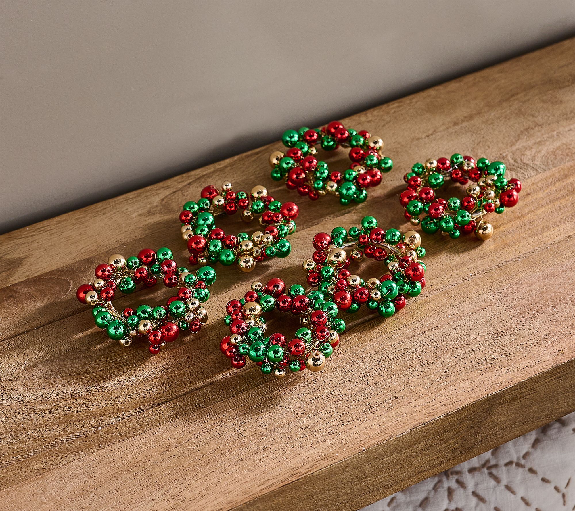 Wooden Bead Napkin Rings - Hello Central Avenue