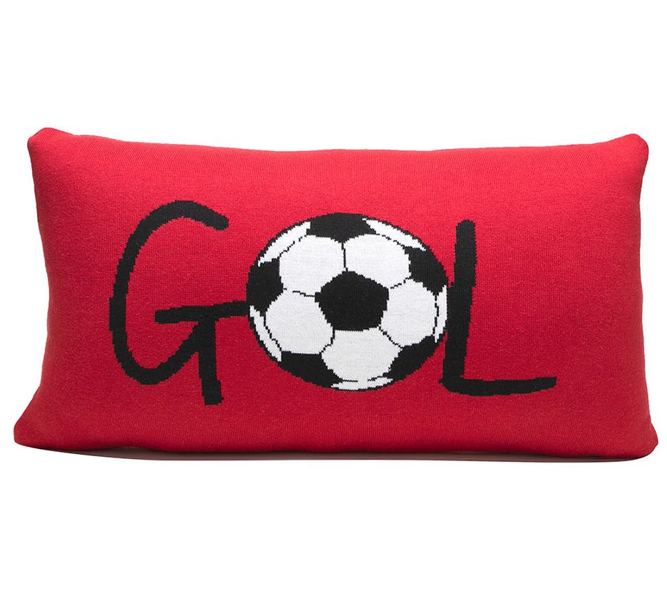Rian Tricot Cushion - Gol Red
