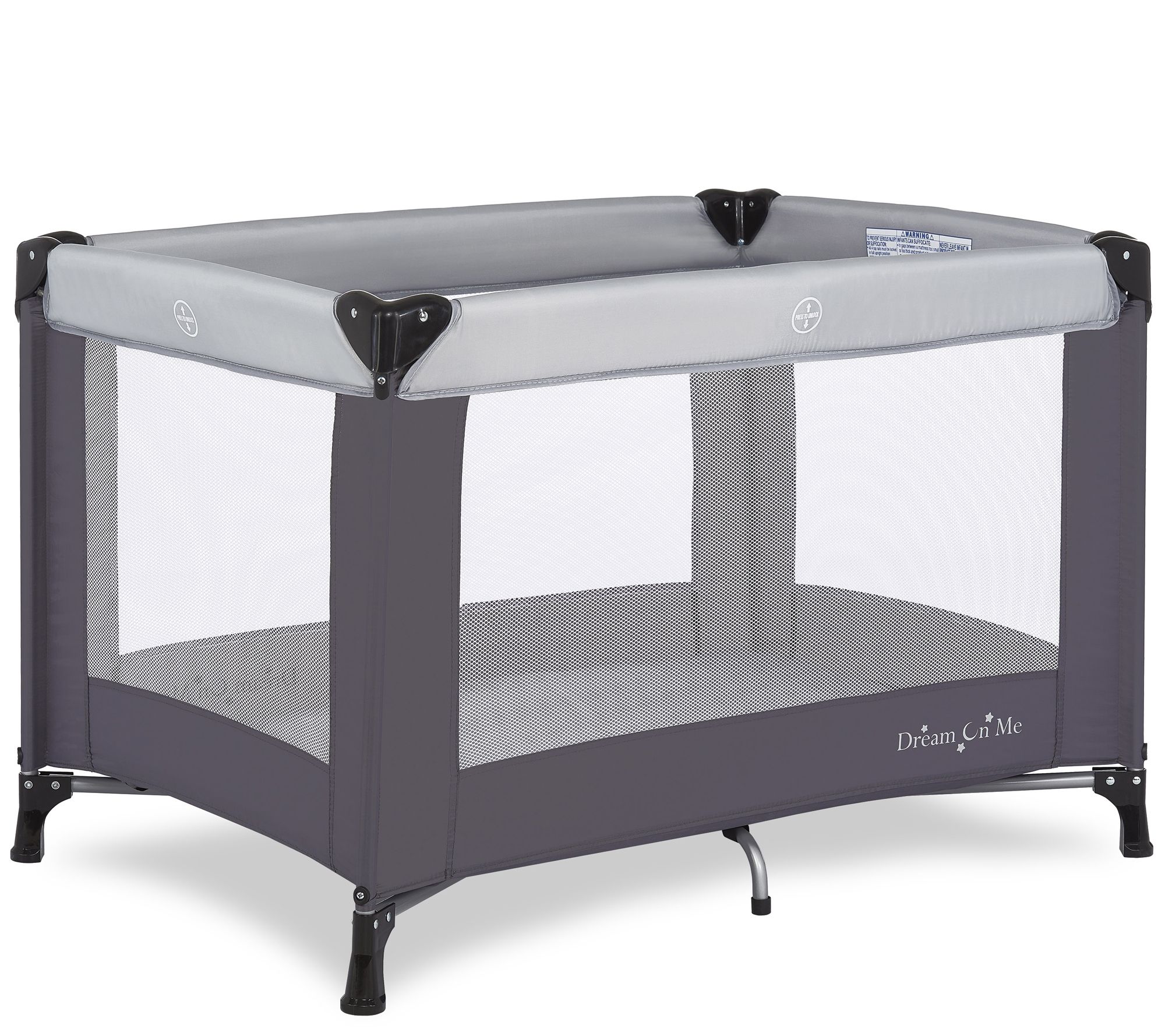 Dream On Me Nes t Portable Play Yard With Carr y Bag