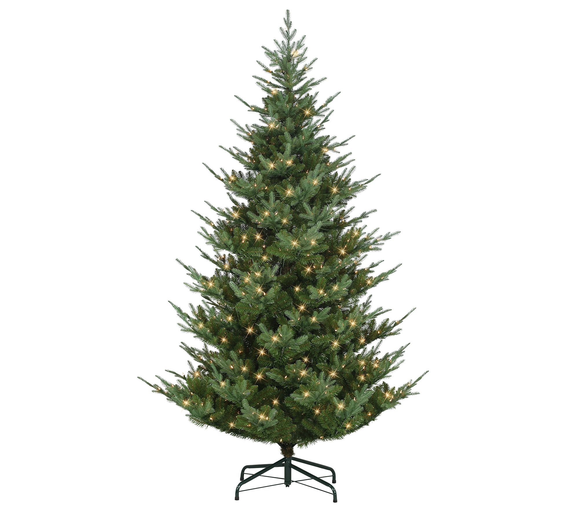 Puleo 9 ft Pre-Lit Hillside Spruce Artificial Tree 600 Lights