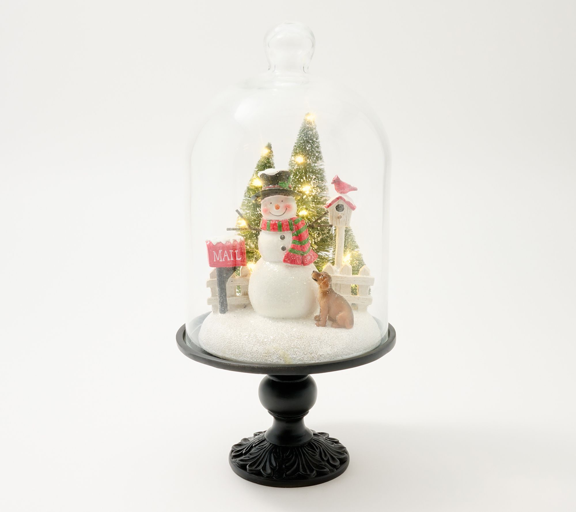 "As Is" 13.5" Illuminated Scenes Under Glass by Valerie